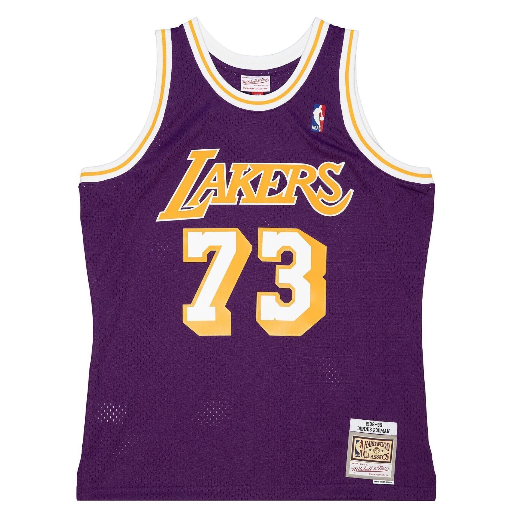 Mitchell & Ness Basketballtrikot Swingman Jersey LA Lakers 199899 Dennis Rodman