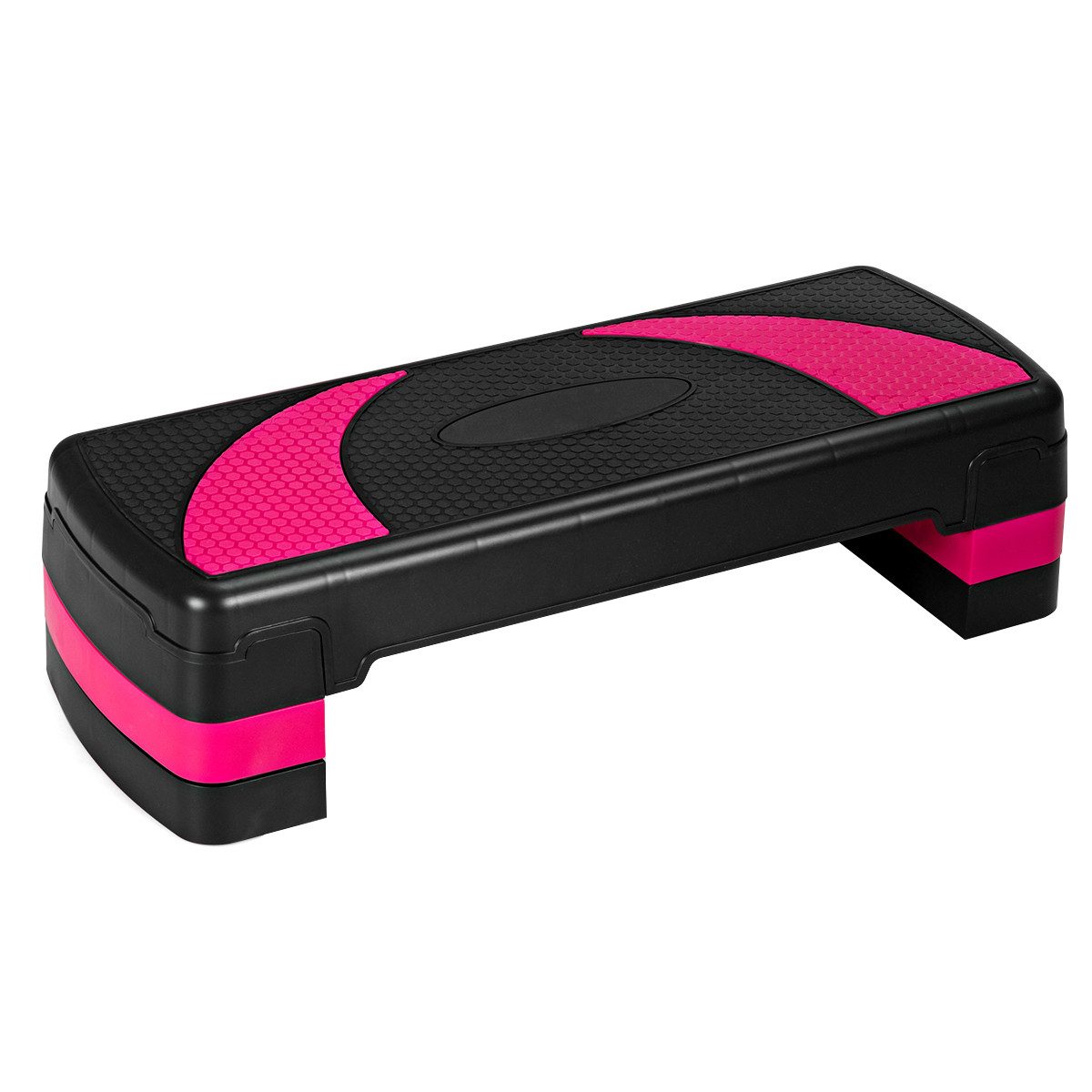 COSTWAY Stepper Aerobic Stepper, mit 3 Stufen höhenverstellbar