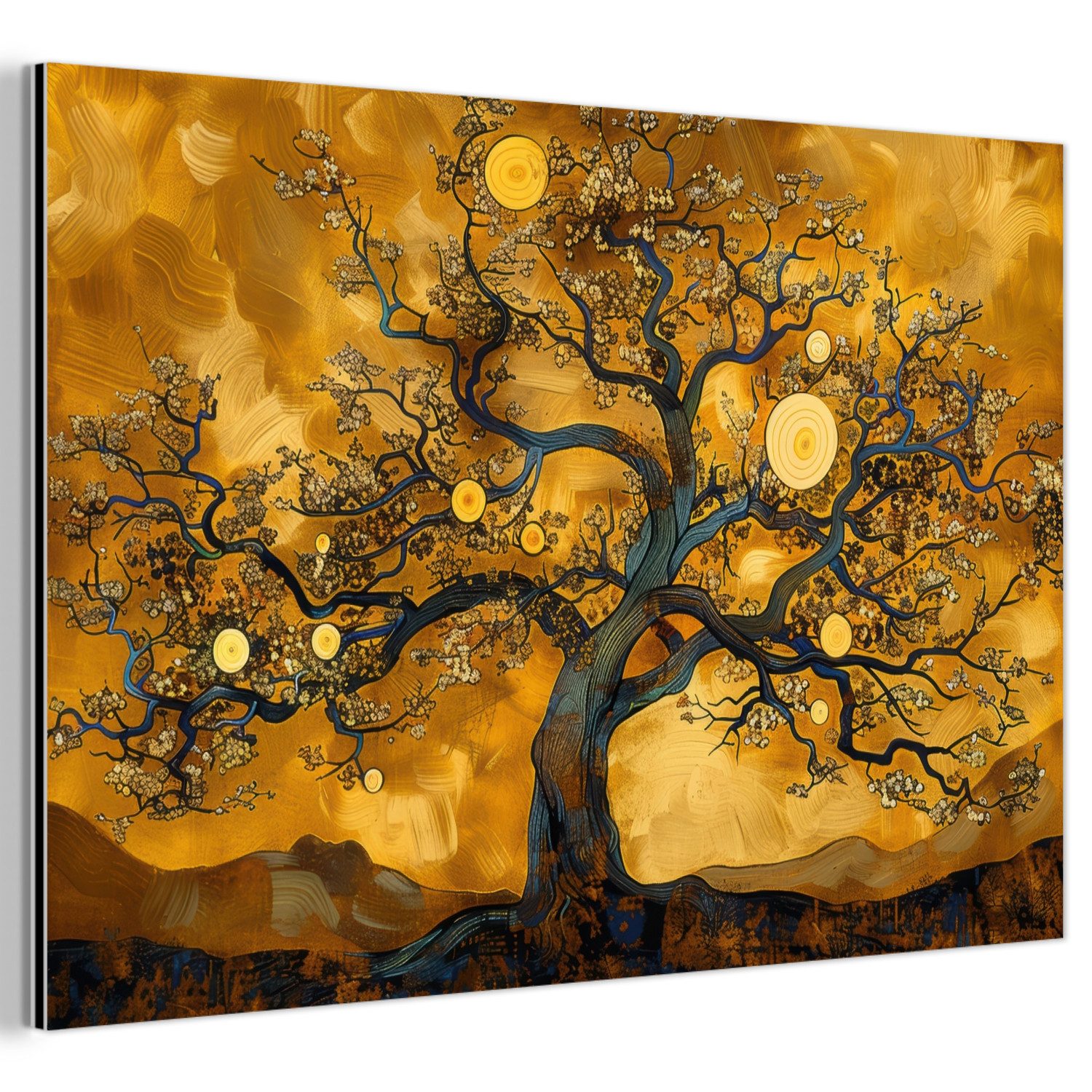 MuchoWow Metallbild Baum - Baum des günstig online kaufen