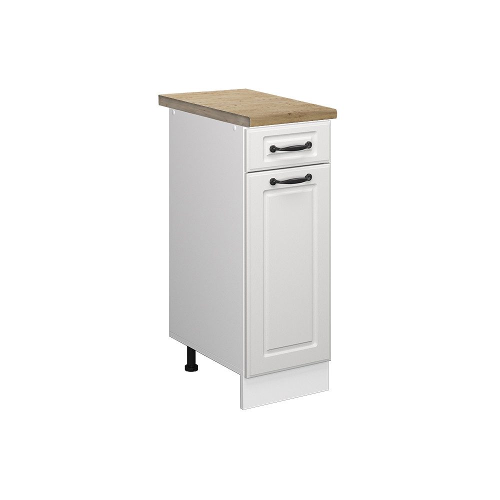 Vicco Unterschrank R-Line, Weiß Landhaus/Weiß, 30 günstig online kaufen