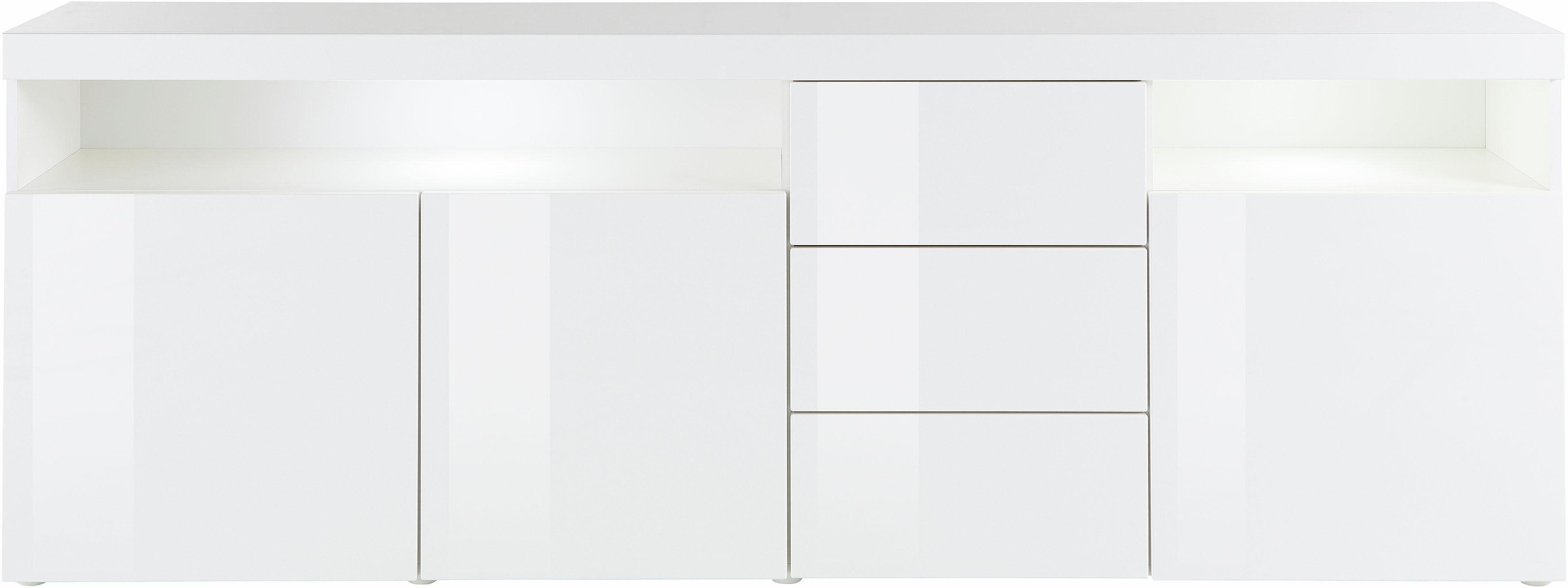 borchardt Möbel Sideboard Kapstadt, Breite 200 cm mit 3 Schubkästen