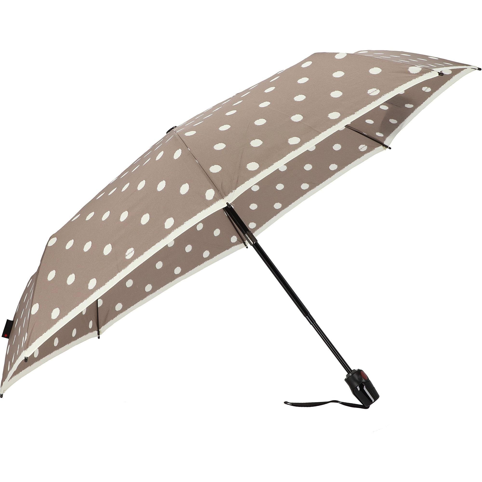 Knirps® Taschenregenschirm T.200 dot art taupe