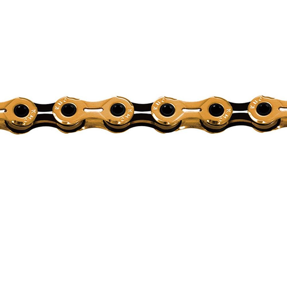 Fahrradkette KMC Kette X-11-SL gold/schwarz 11s/118 Gl