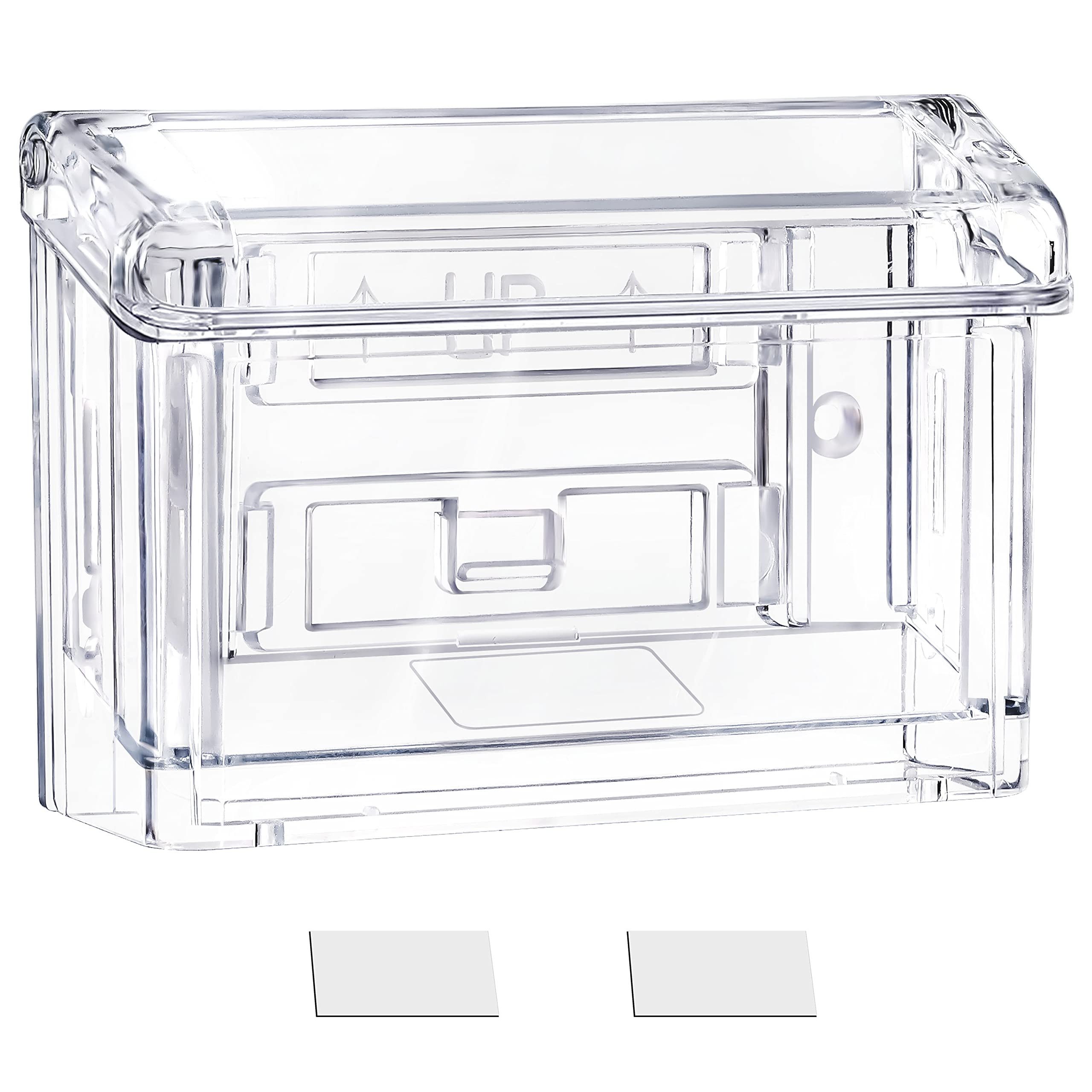 Kurtzy View Cover Acryl Kartenhalter - B10 x T3.4 x H7.3 cm