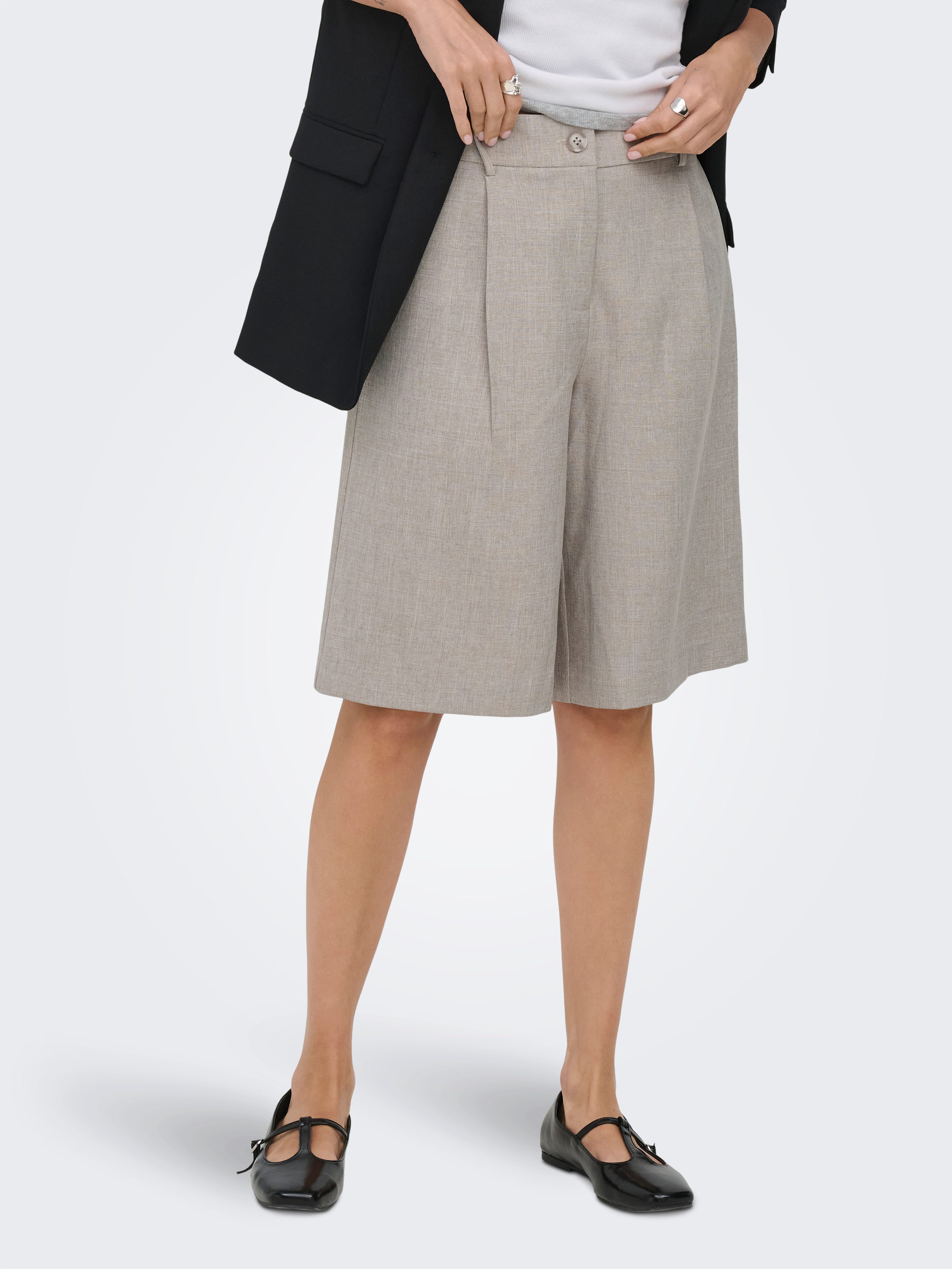 Bermudas ONLLINDA HW MEL LONG SHORTS TLR NOOS