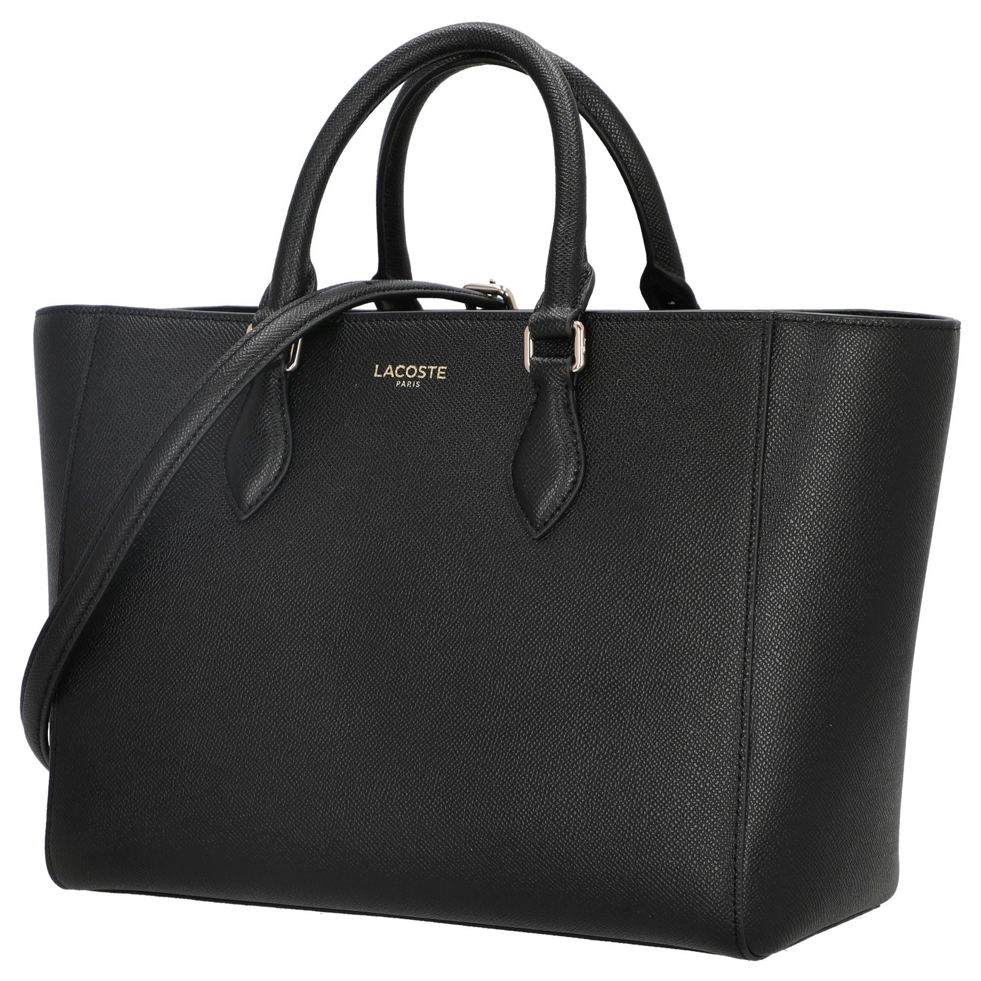 Lacoste Umhängetasche Champs Elysées Tote Bag M - Handtasche M 28.5 cm (noir)