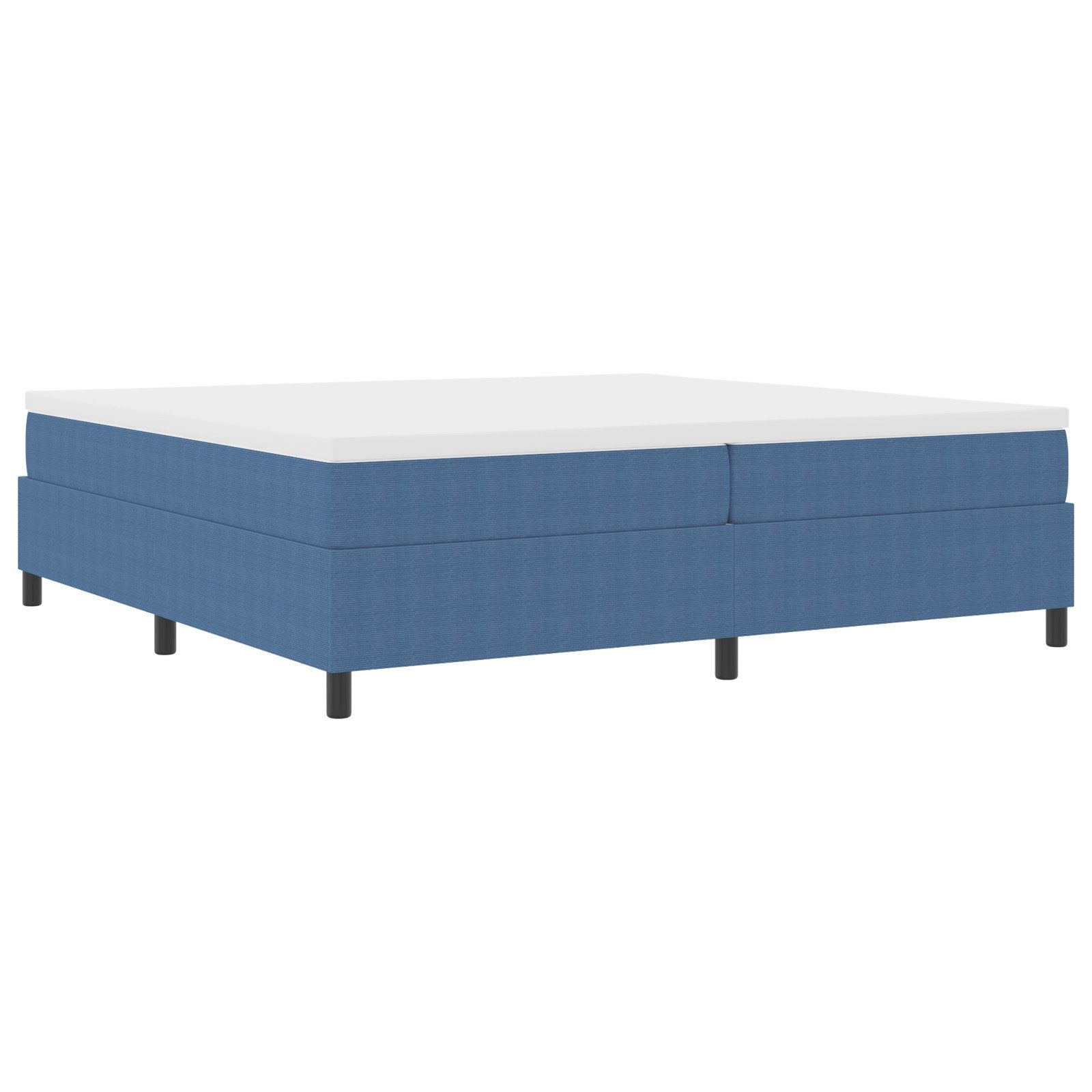 vidaXL Bett Boxspringbett Blau 200x200 cm günstig online kaufen
