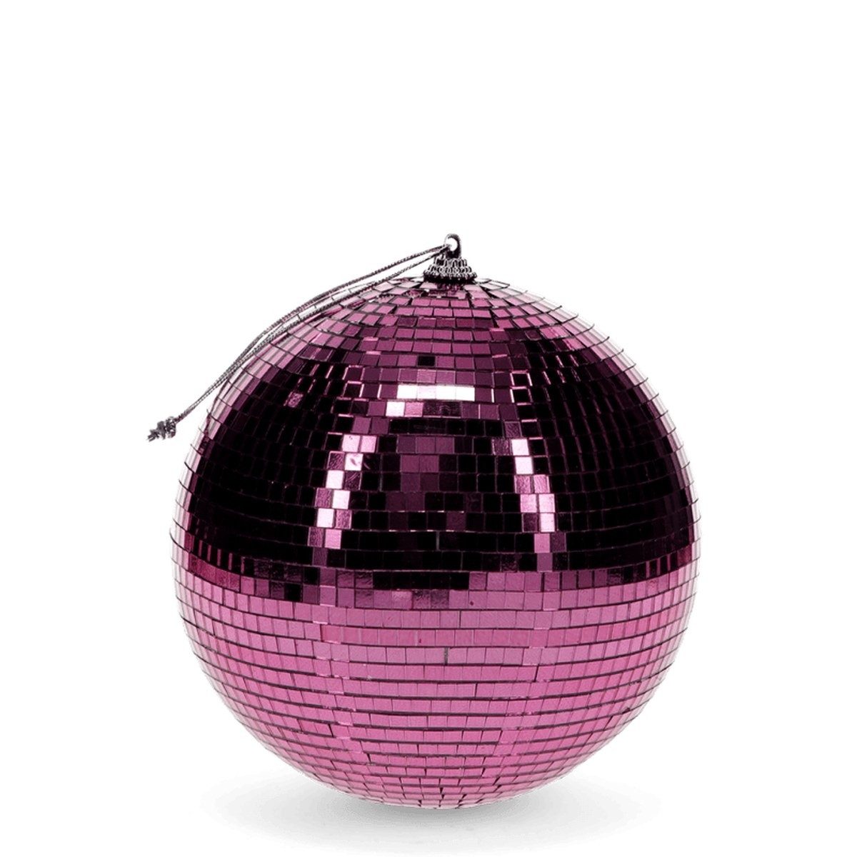 Rex London Dekokugel Discokugel Pink mit Spiegeloberfläche – Spiegelkugel für Partys & Deko – Bild 3 von 5