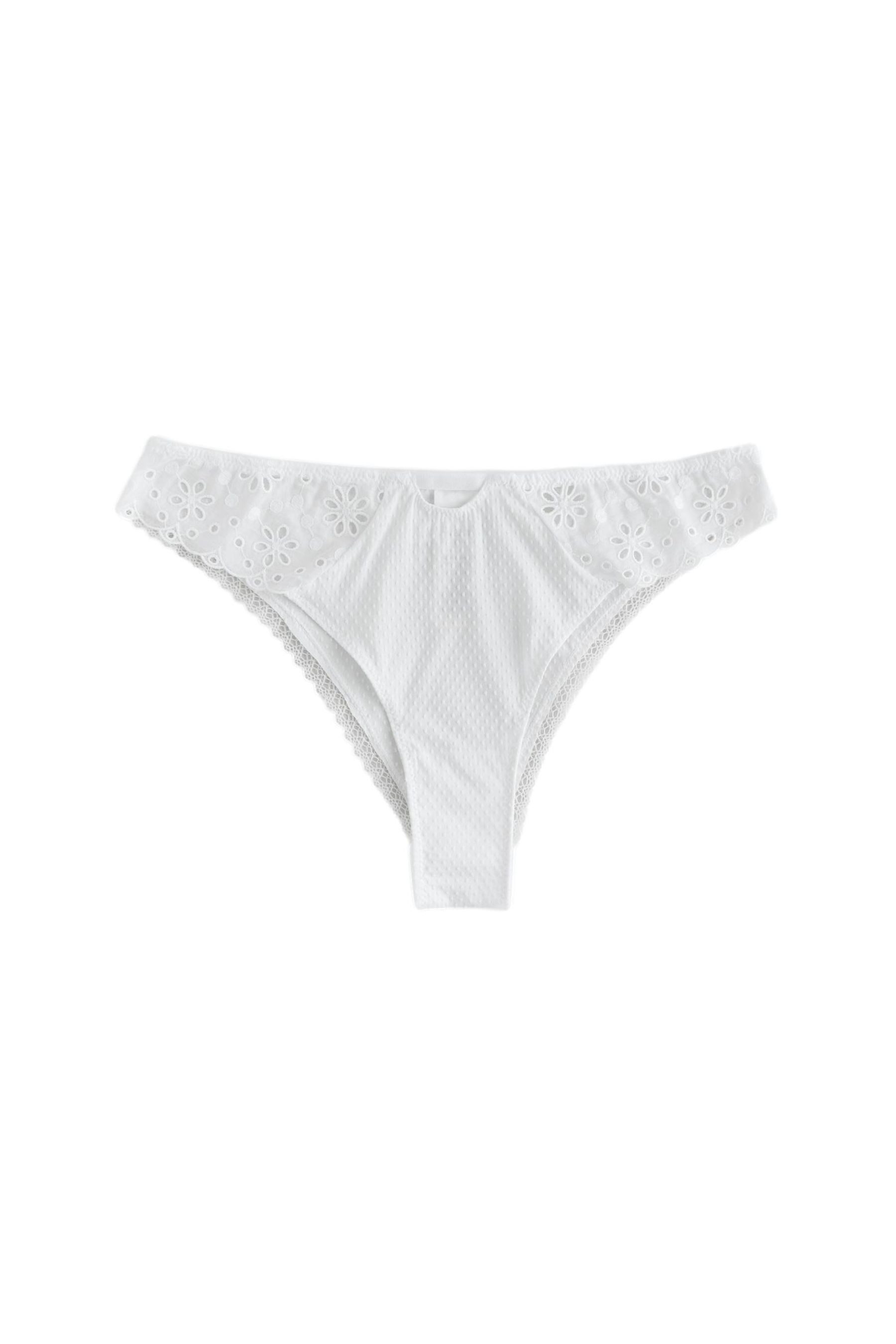 Brasilslip Slip mit Lochstickerei, Brazilian