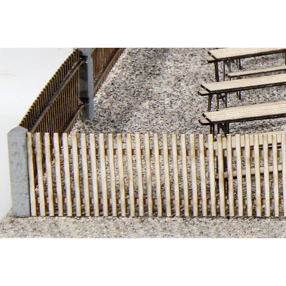 Woodland Scenics A2984 Lattenzaun Mit Tor - HO Maßstab 1:87, Für Modelleisenbahn Und Diorama
