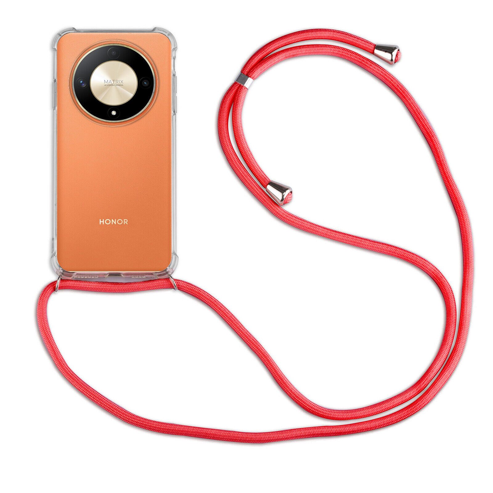 betterfon Handykette für Honor Magic 6 Lite Handyhülle mit Band & Kordel Bumper, Verstellbares Band – tragbar kurz, lang, über Kreuz oder vorn