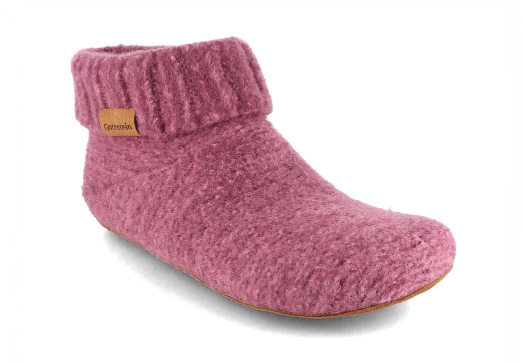 Gottstein Hüttenschuhe Knit Boot Hausschuh reine Schurwolle