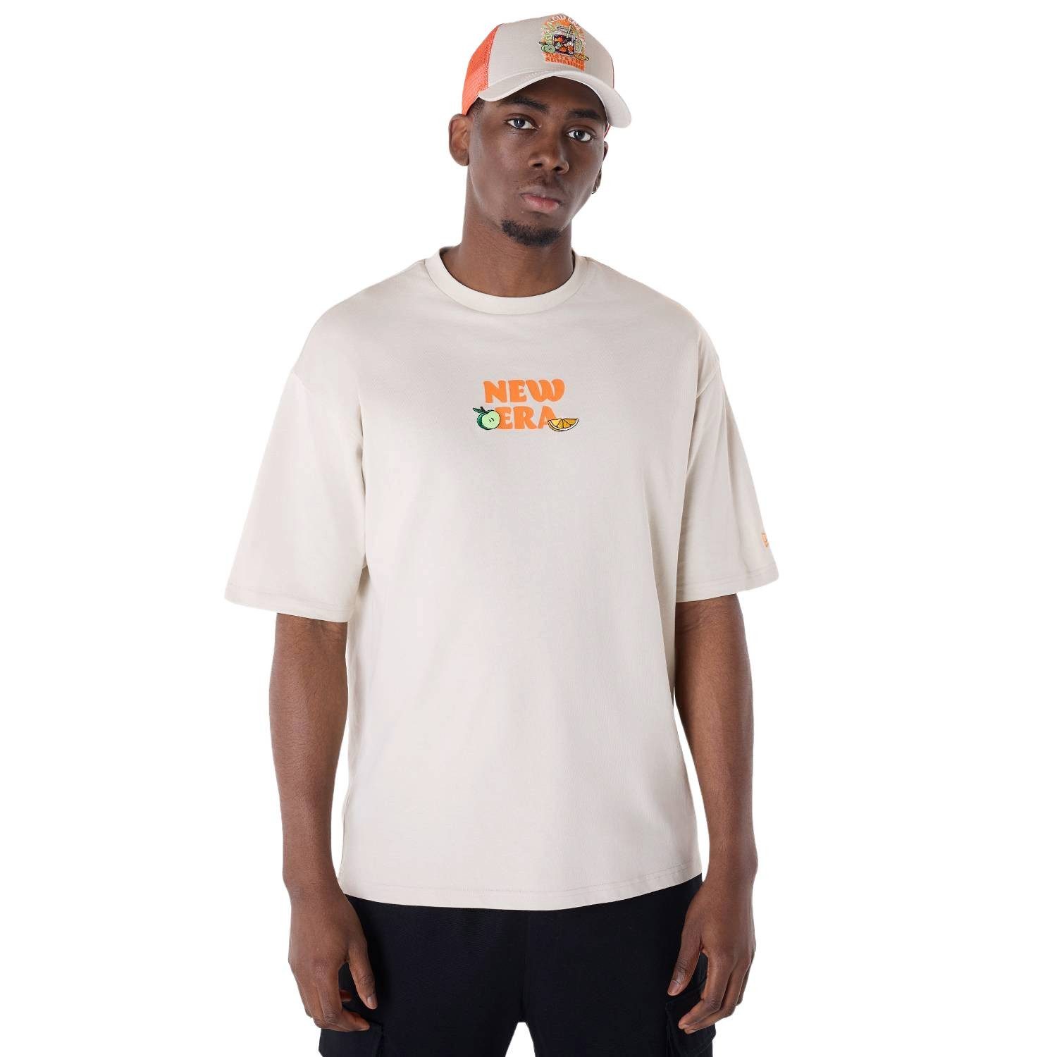 New Era T-Shirt T-Shirt New Era Drink Graphic stone