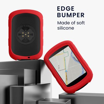 kwmobile Bumper kwmobile Hülle für Garmin Edge 840 / Edge 540, Silikon GPS Fahrrad Case Schutzhülle - in Rot