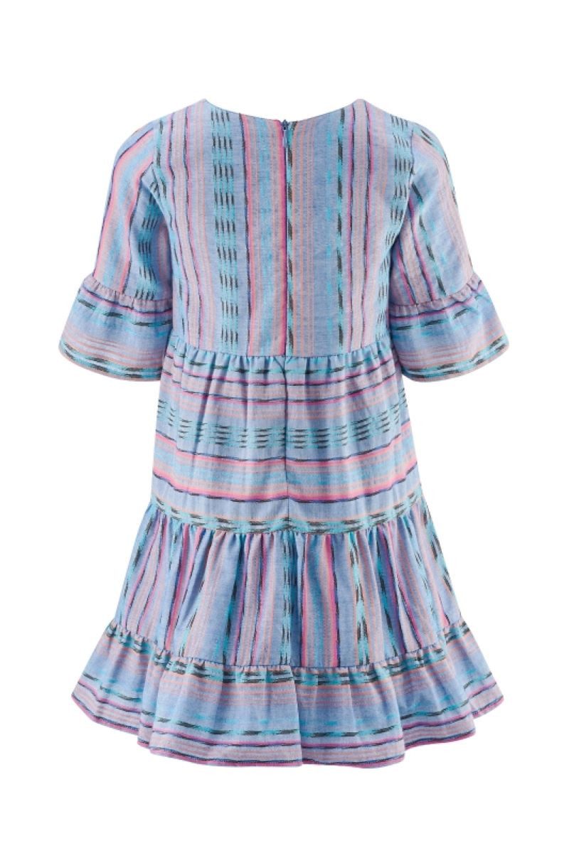 happy girls Volantkleid Volantkleid 3/4 Arm Streifen (1-tlg) feine Struktur