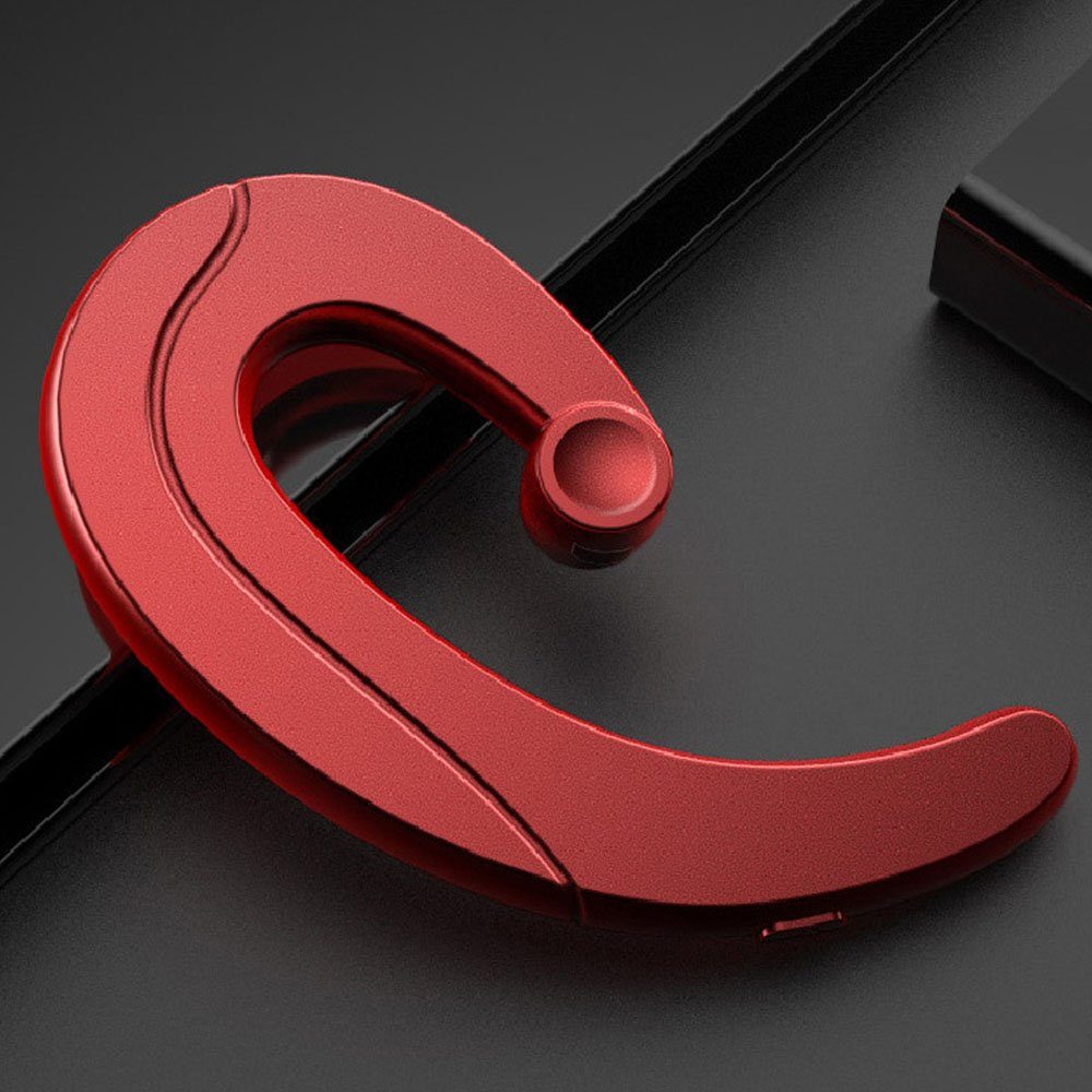 V5.0 Bluetooth Ohrhörer Bluetooth-Kopfhörer Headset Bluetooth GelldG Rot