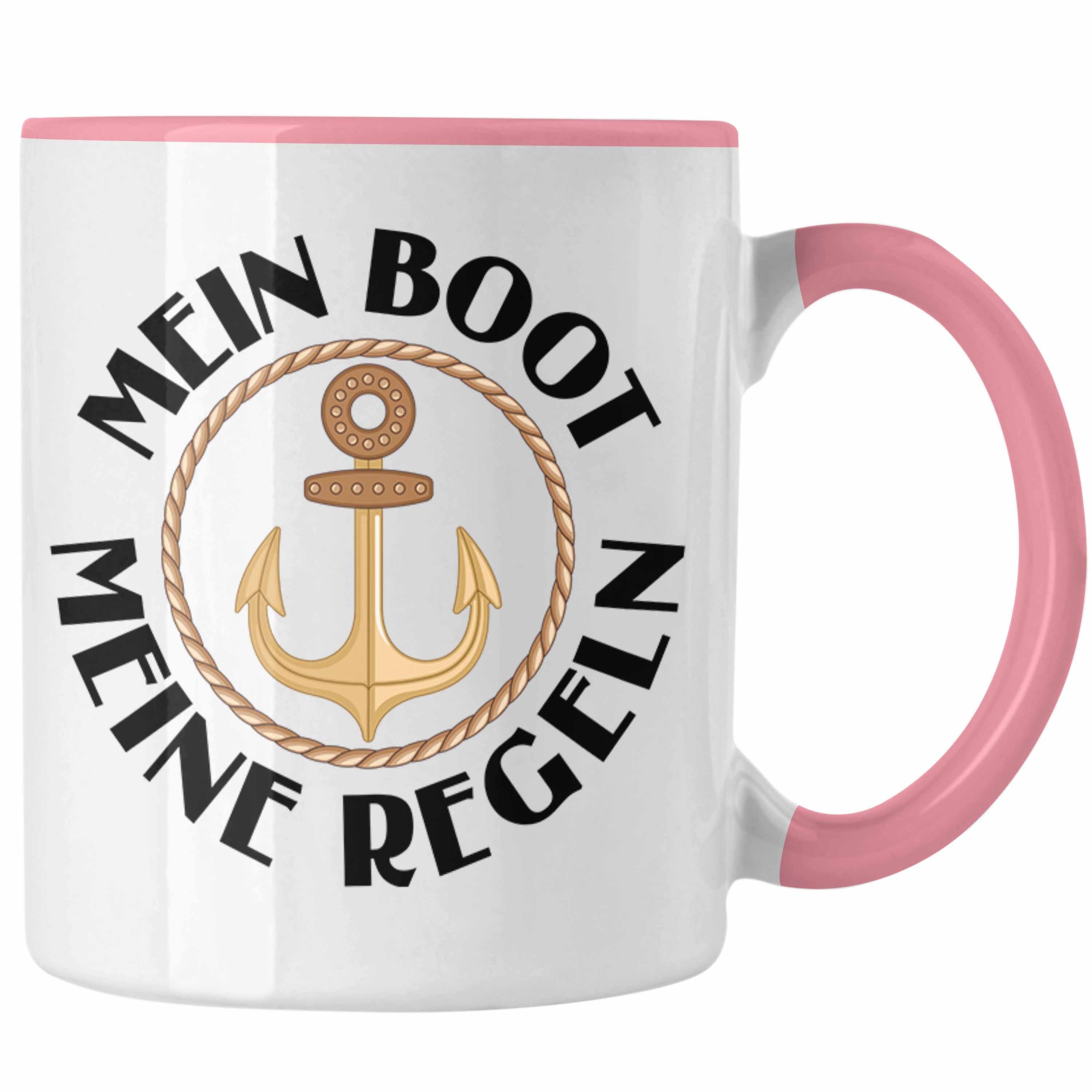 Trendation Tasse Trendation Kapitän Tasse Geschenk Käptn Lustiger