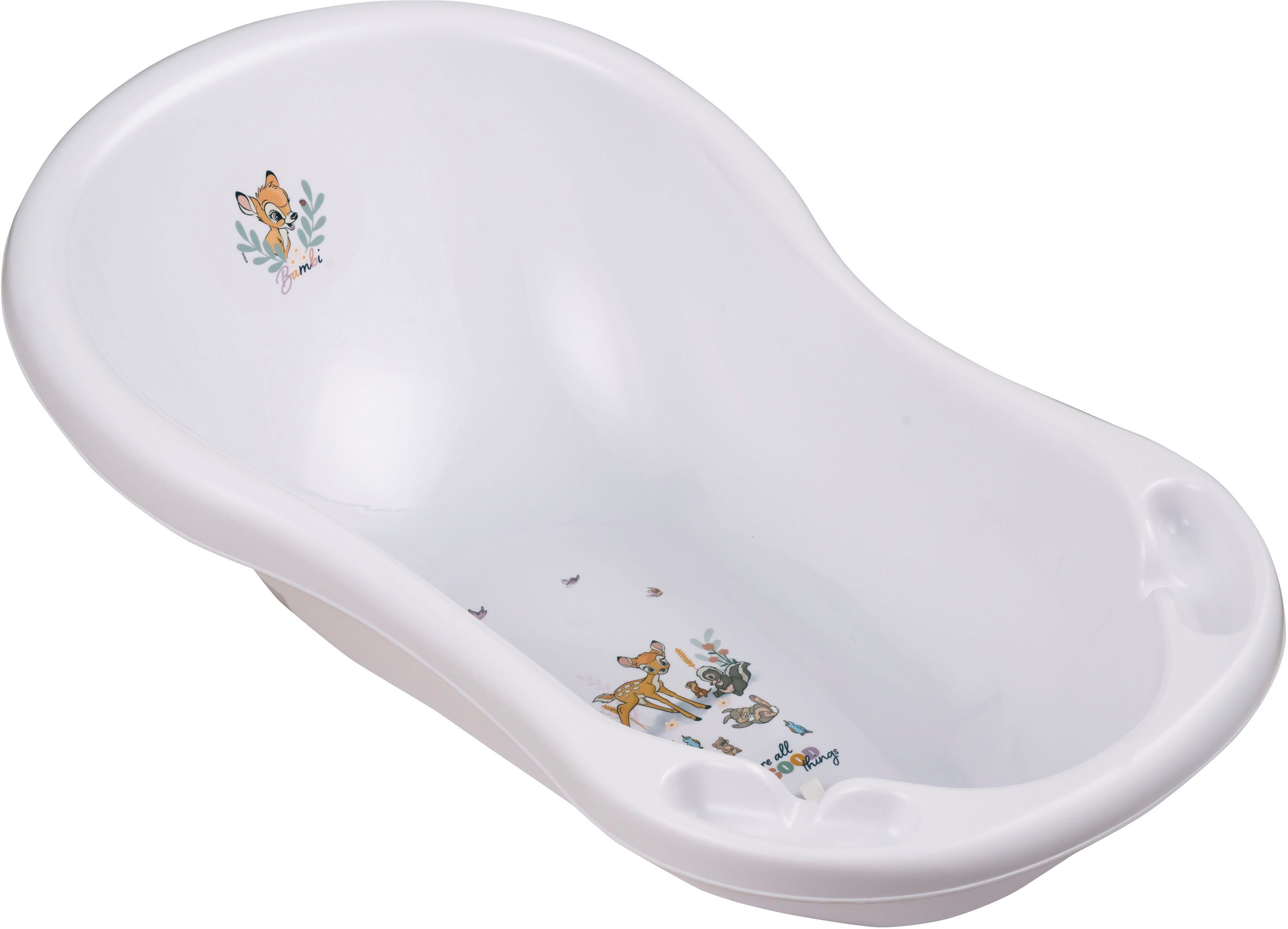 keeeper Babybadewanne Maria - in nordic Bambi, Europe Stöpsel, white, Made mit