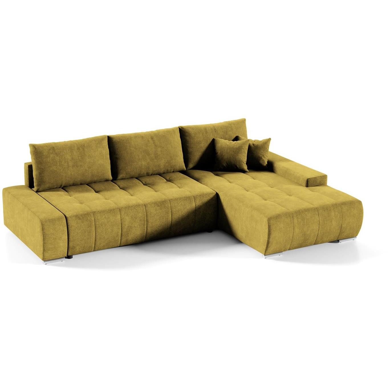 Beautysofa Ecksofa DRACO mit Schlaffunktion und Bettkasten, Ecke mit Einfüg günstig online kaufen