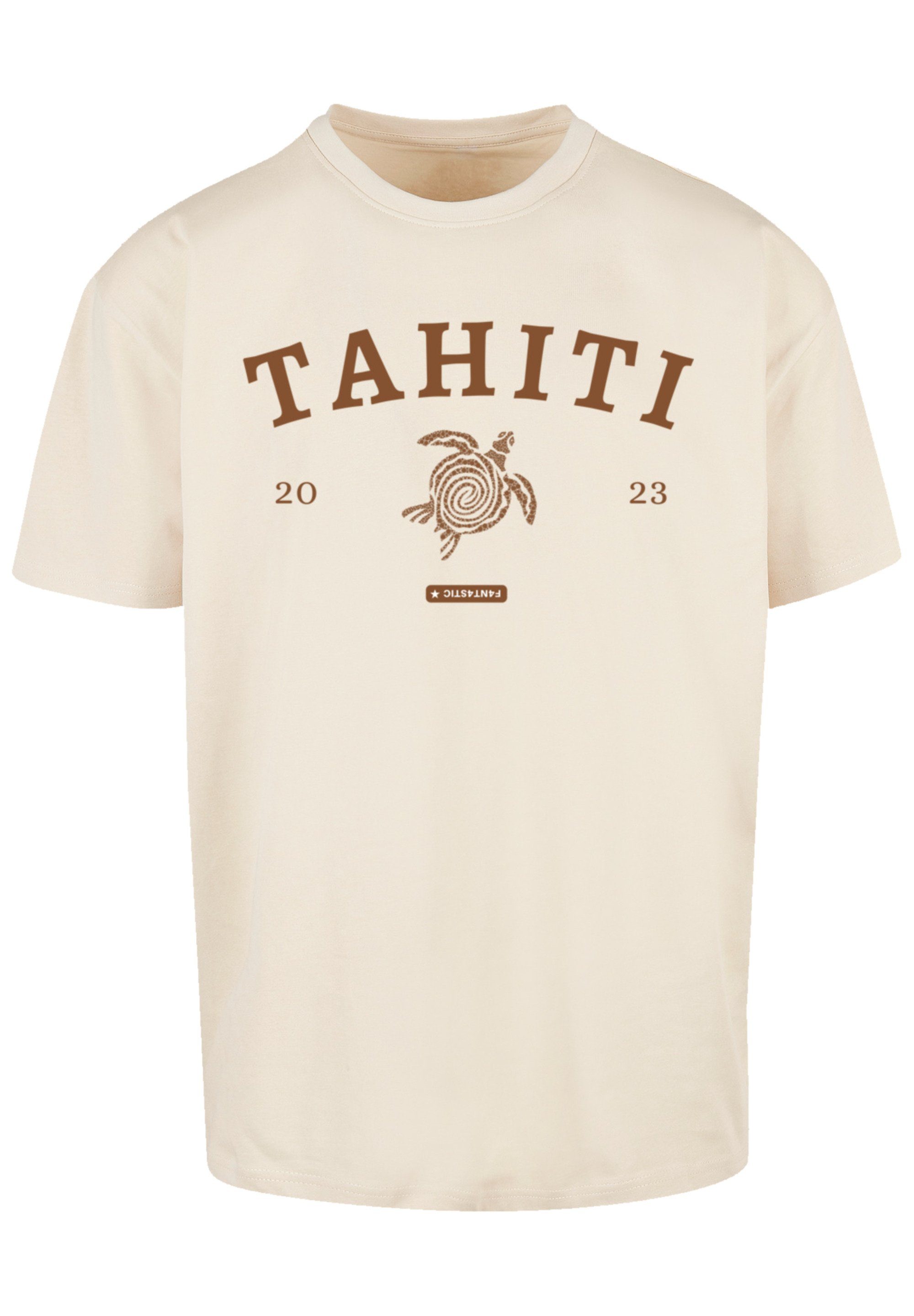 Print Tahiti F4NT4STIC T-Shirt sand