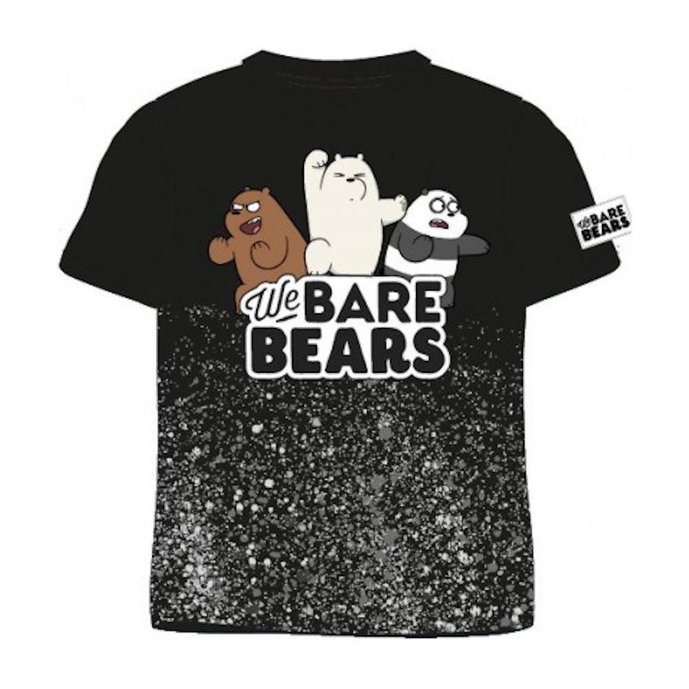 Cartoon Network T-Shirt We Bare Bears Jungen T-Shirt, Grizz, Panda & Eisbär, Gr. 134–164