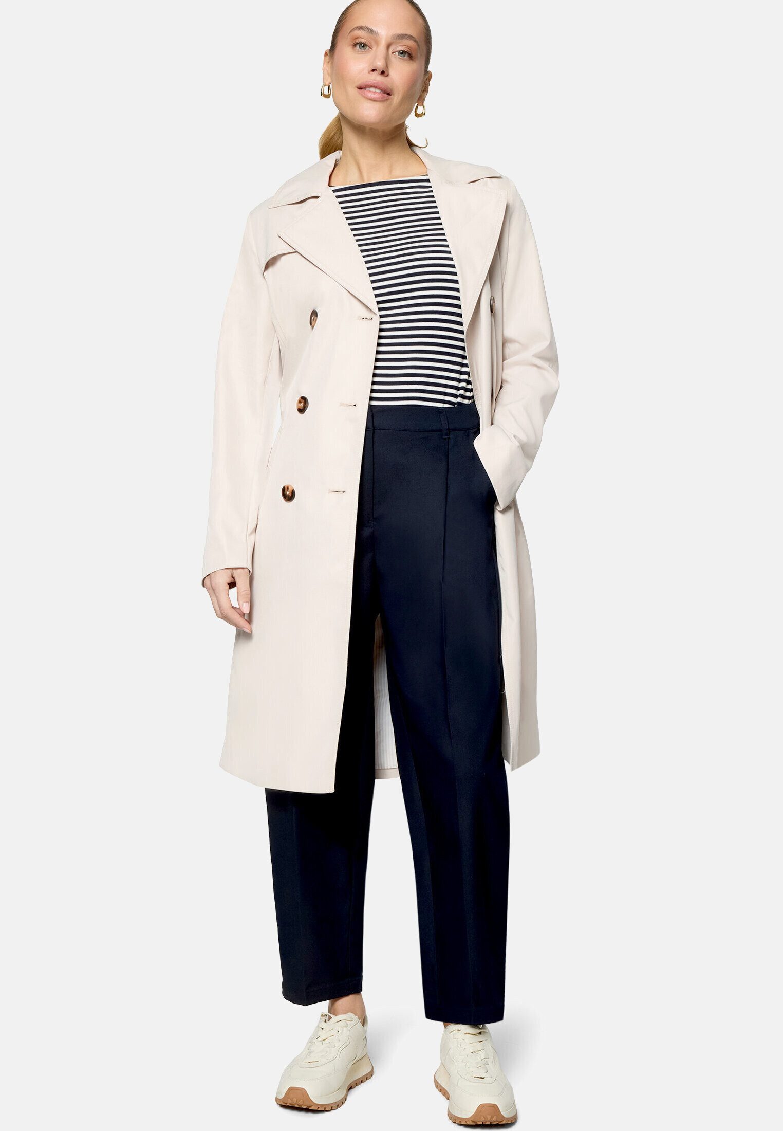 Zero Trenchcoat Damen mit Gürtel