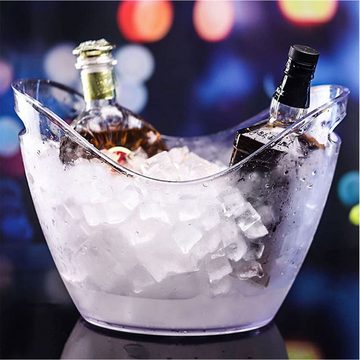 Welikera Outdoor-Flaschenkühler Eiskübel, 2er-Pack 4/8 Liter Eiskübel Champagnerweinkübel