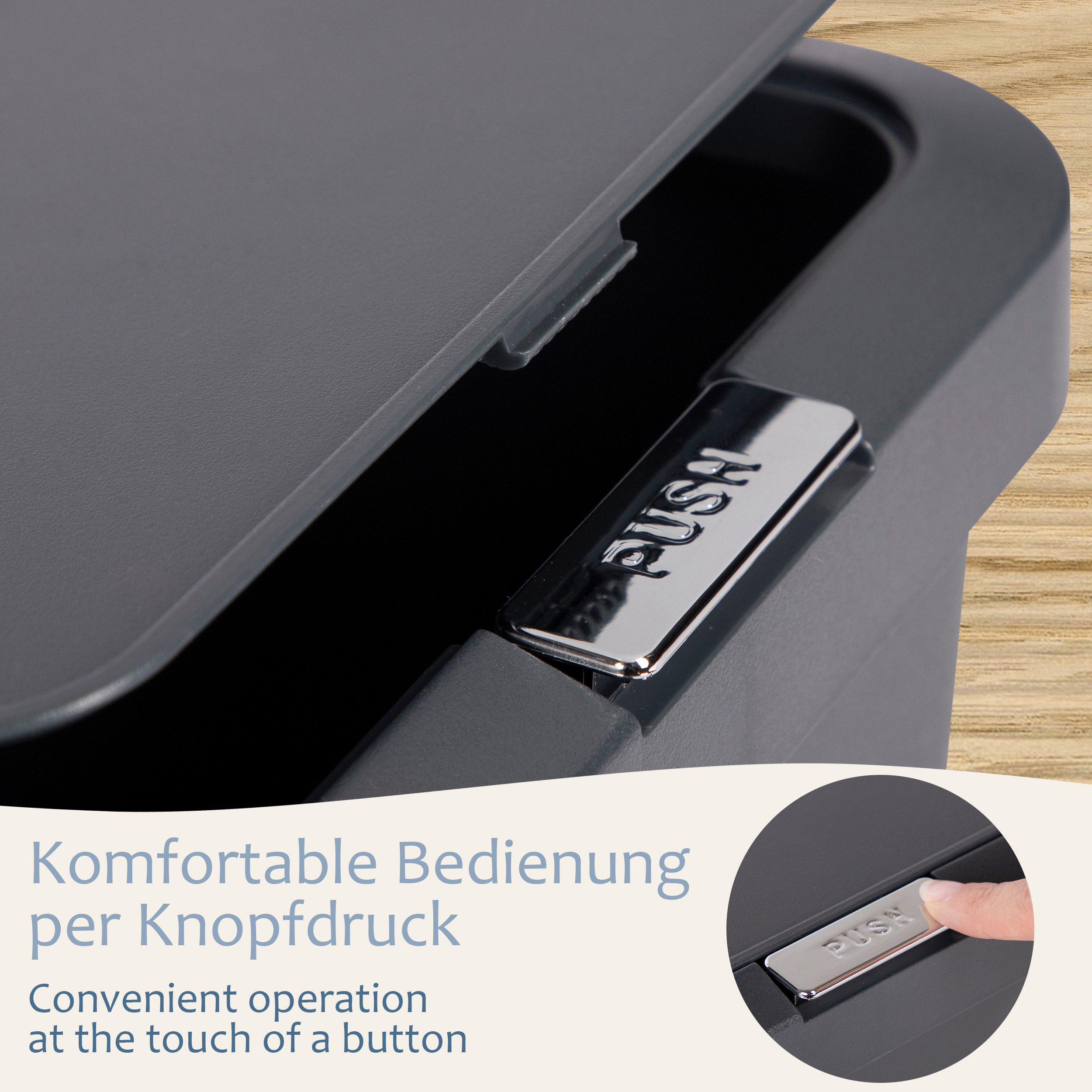 ONVAYA Biomülleimer mit Deckel ǀ geruchsdicht ǀ spülmaschinengeeignet ǀ Komposteimer