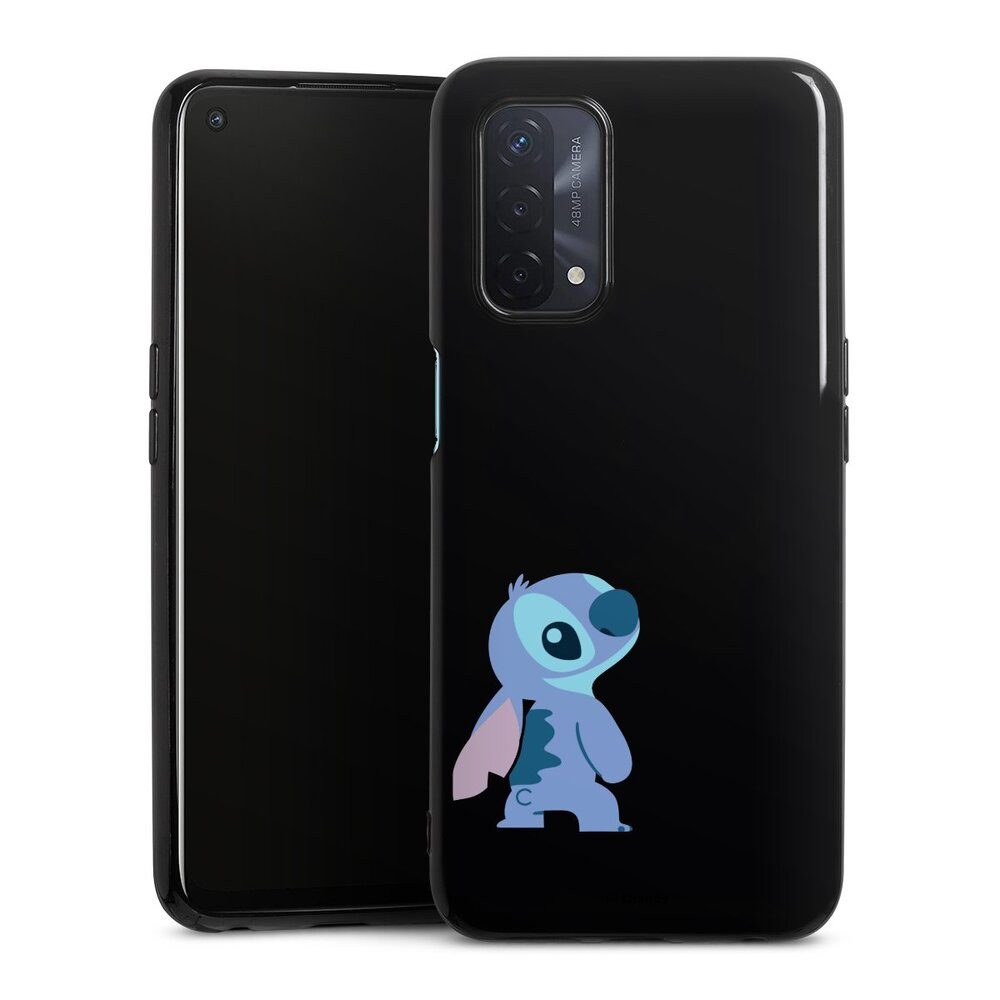 DeinDesign Handyhülle Lilo & Stitch Fanartikel Disney Stitch Smiling, Oppo A54 5G Silikon Hülle Bumper Case Handy Schutzhülle