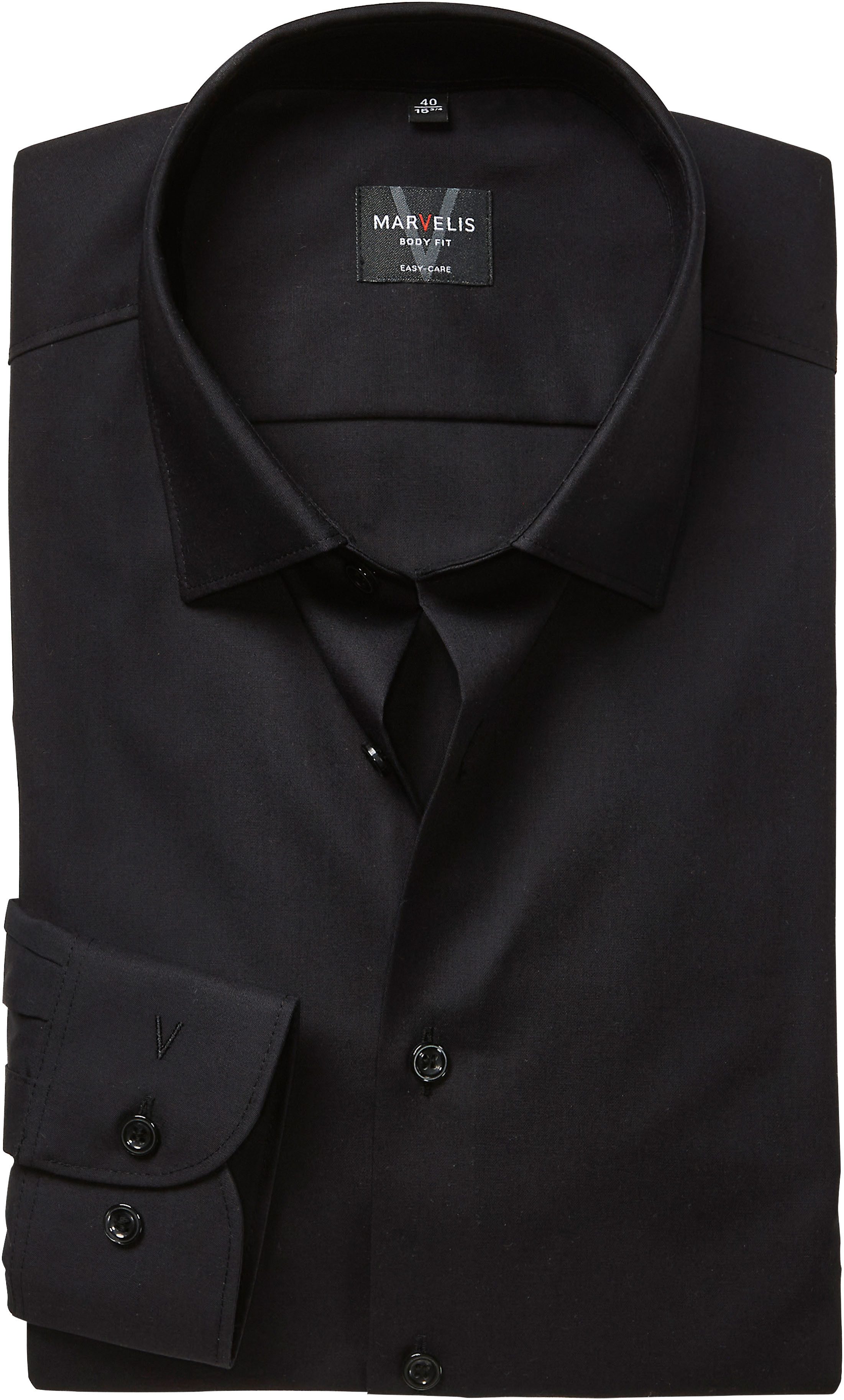 MARVELIS Langarmhemd New York Kentkragen, Businesshemd, körpernah, extra la günstig online kaufen