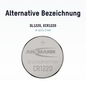 ANSMANN AG Lithium Knopfzelle CR1220 Knopfzelle