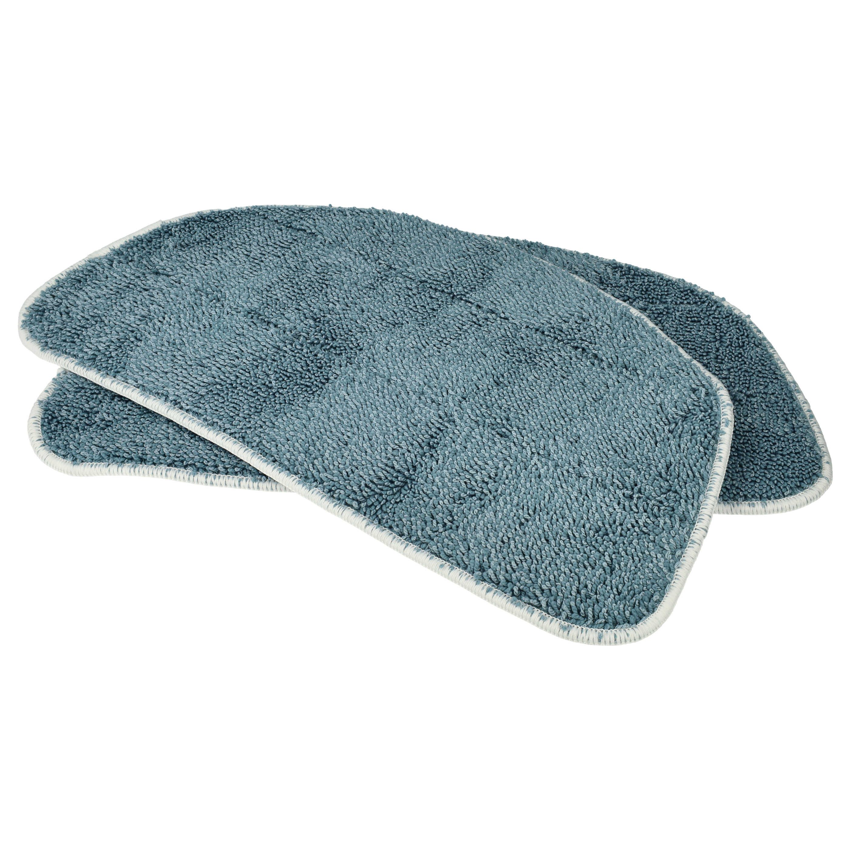 vhbw Ersatz für Leifheit 11941 für Dampfmopp / Dampfreiniger Wischbezug (Mikrofaser, 19.3x32 cm, 2-tlg., Ersatzbezug-Set (2-tlg) zur Befestigung an Ihrem Dampfreiniger) von VHBW