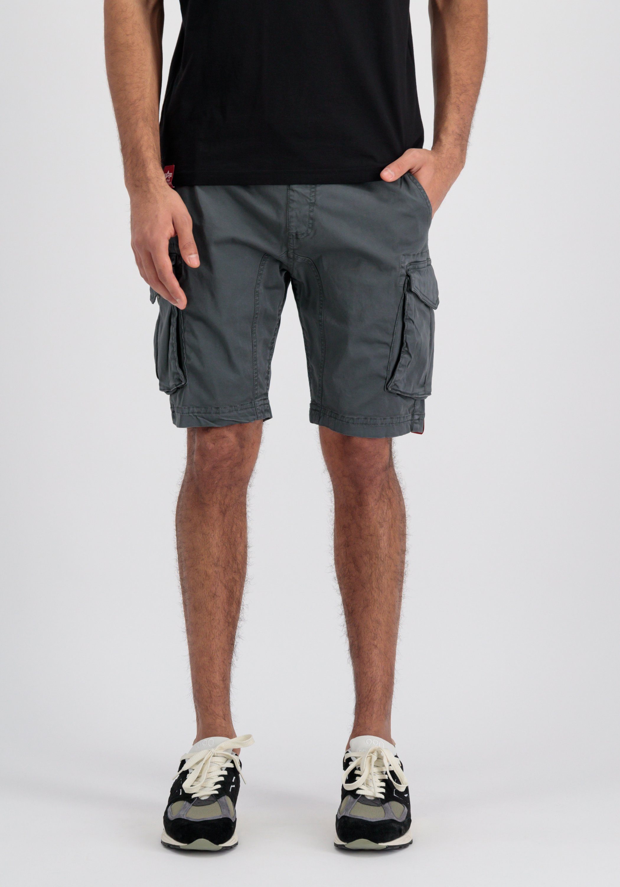Alpha Industries Sweatshorts Alpha Industries Men - Shorts Cotton Twill Jogger Short vintage grey | Sweatshorts