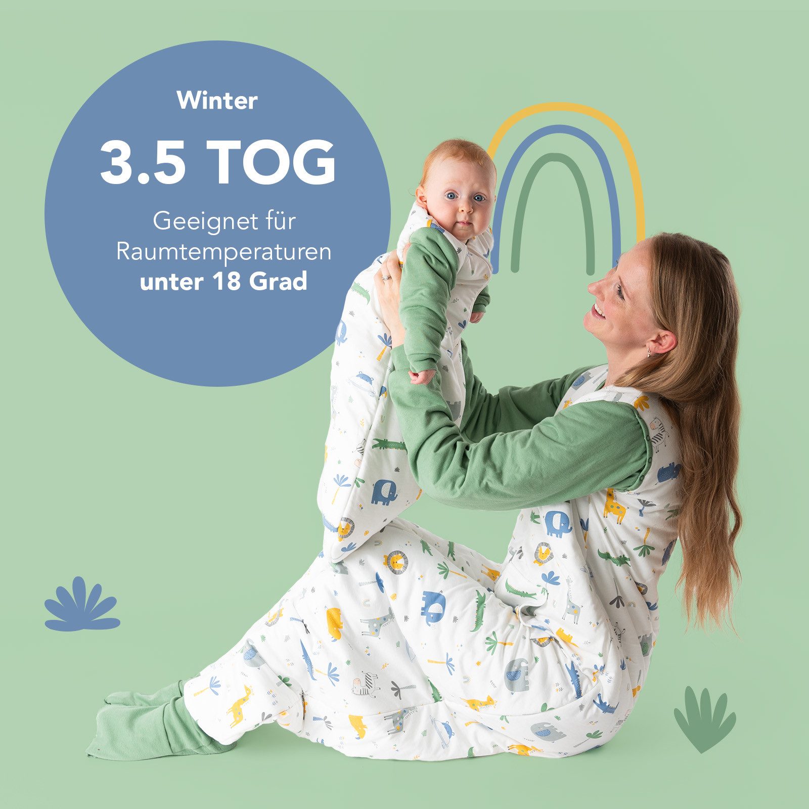 Schlummersack Kinderschlafsack Babyschlafsack, 3.5 Tog – Bild 5 von 5