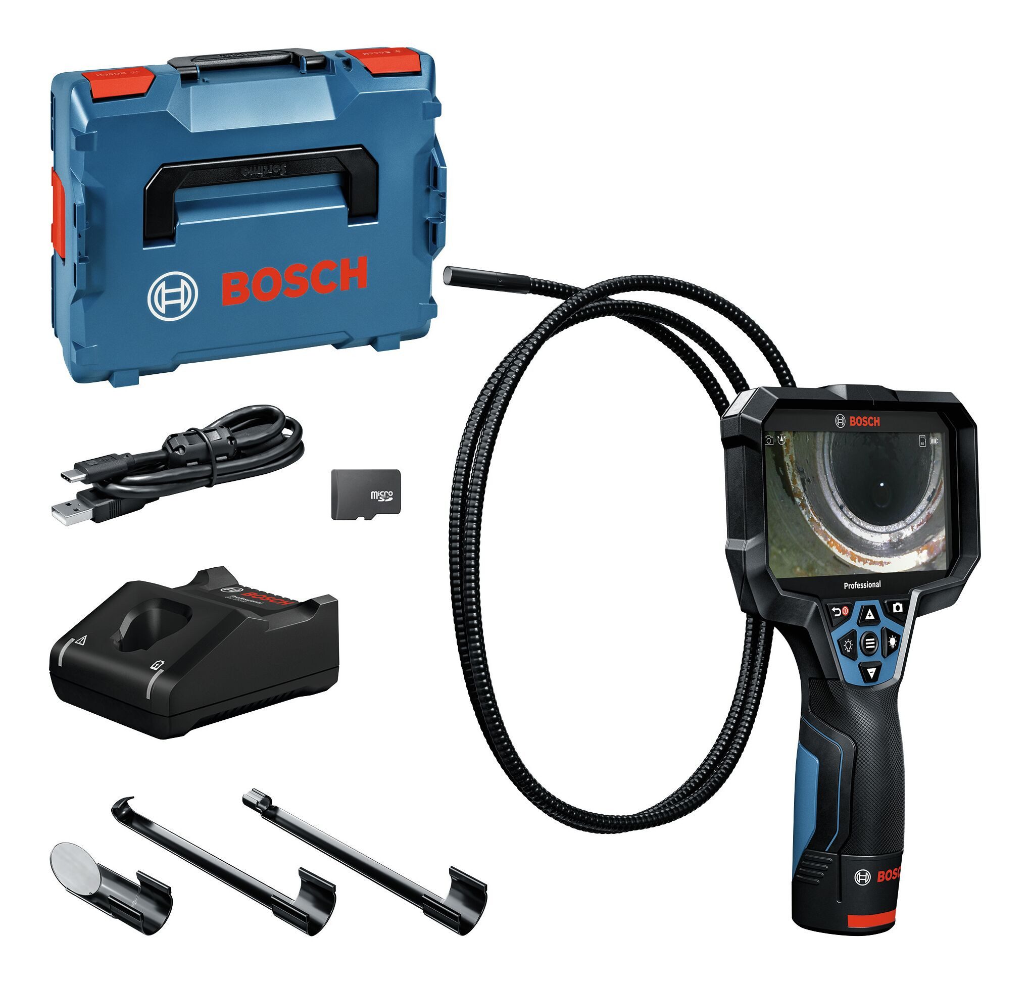 BOSCH GIC 12V-5-27 C Inspektionskamera (Mit 1 x Akku 2 Ah - in L-BOXX 136)