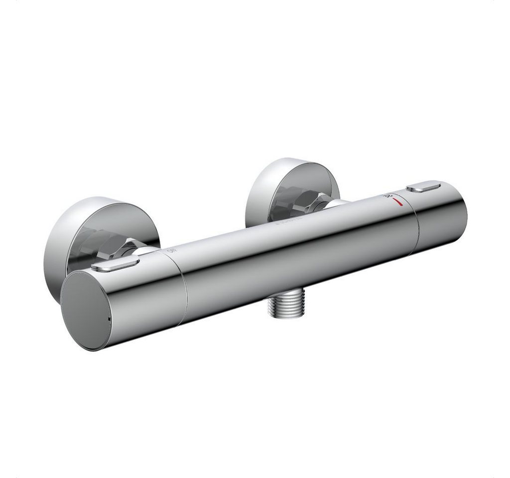 Schütte Duscharmatur Monza Brausethermostat, Mischbatterie für Dusche, Duschthermostat in Chrom