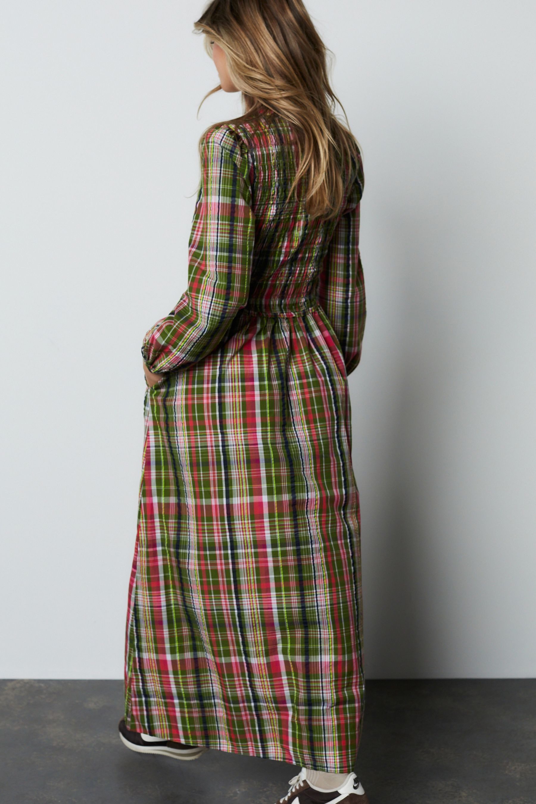 Next Midikleid Langärmeliges Midikleid mit Raffung (1-tlg) günstig online kaufen