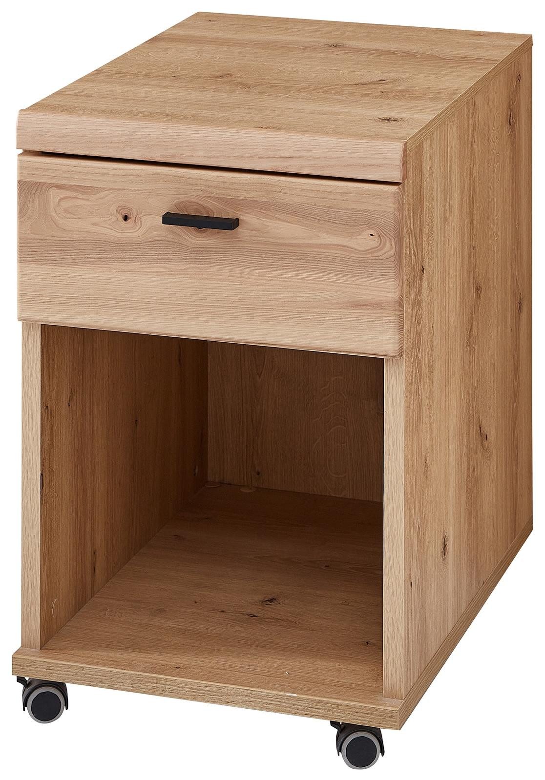 Mehrzweckschrank Rollcontainer SONOS HU16 Front Altesche Massivholz gebürstet
