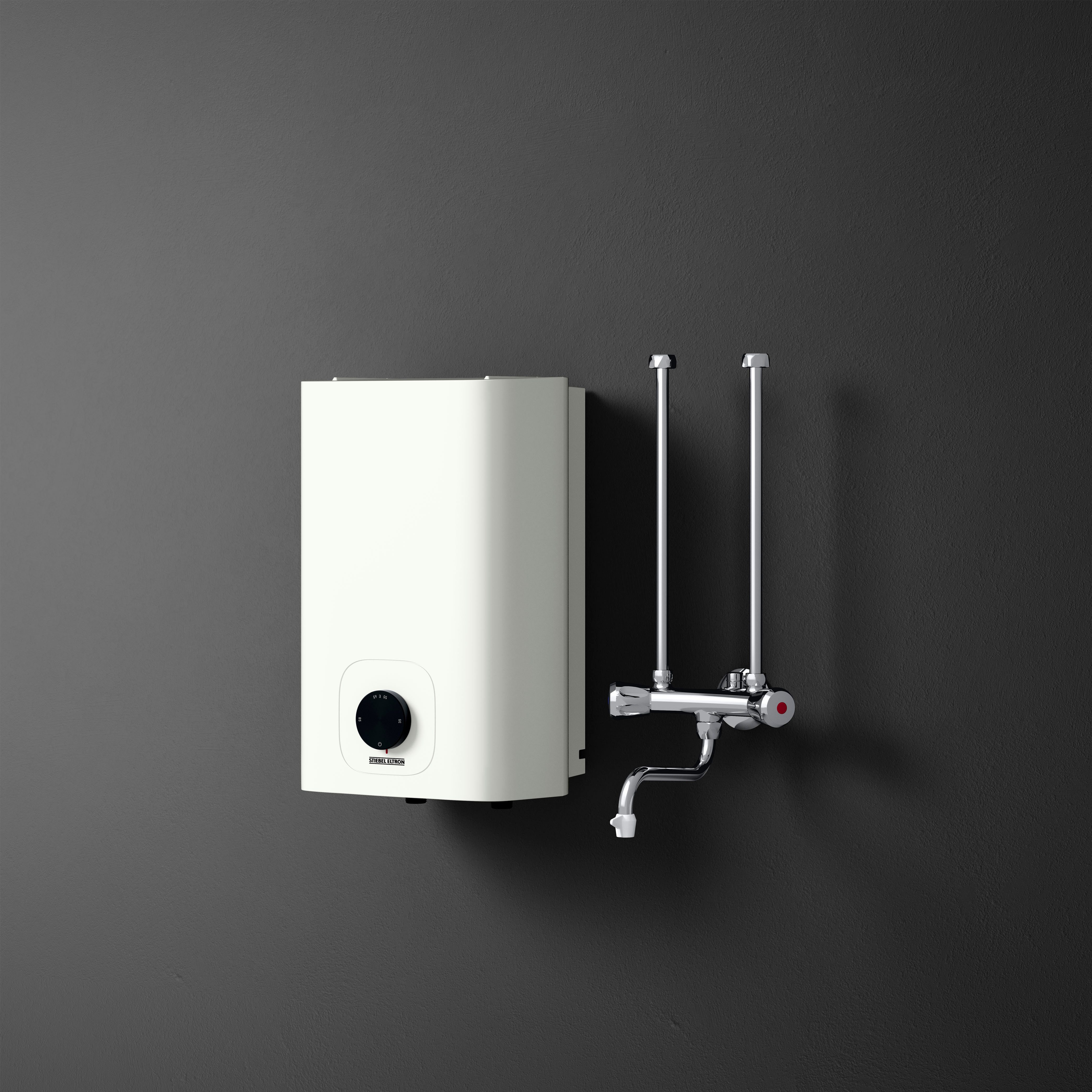 STIEBEL ELTRON Übertischspeicher OFP 5 Trend, (max. 85°C) (Set), 5 l, Niederdruck, mit Stecker, inkl. Zweigriff-Wandarmatur VL