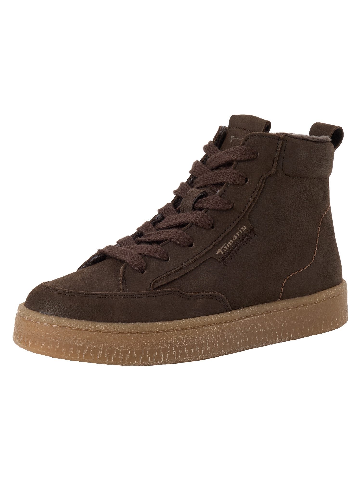 COMFORT-Lining, Removable Sock aus Leder Stiefelette