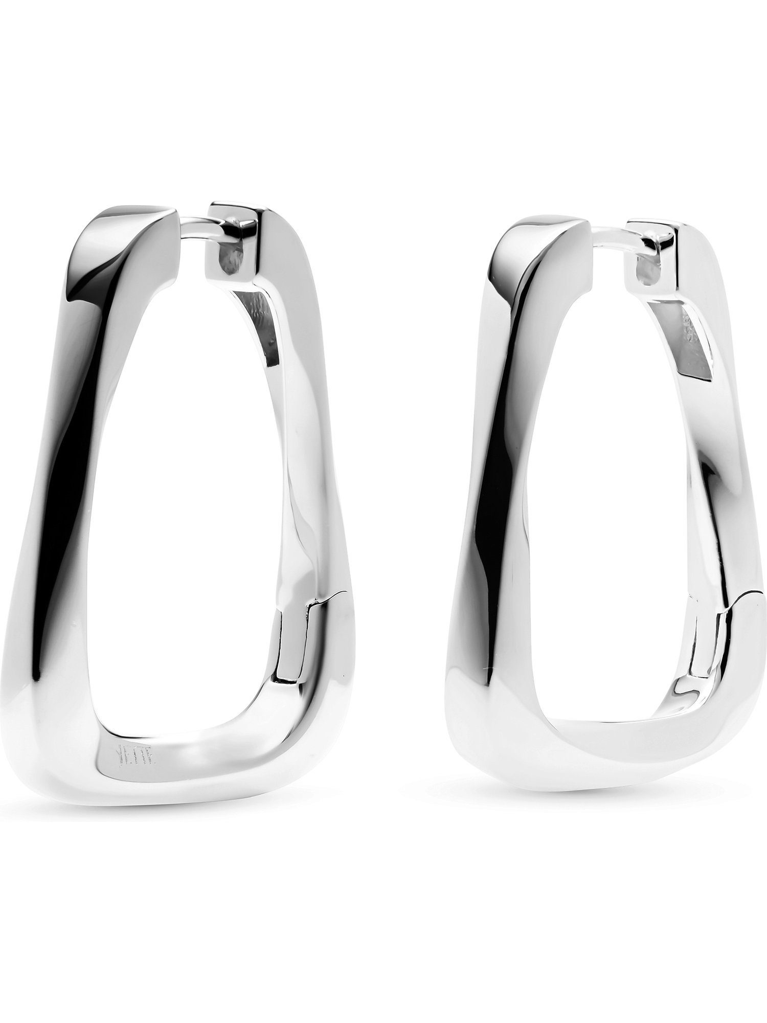 JETTE Paar Серьги-кольца JETTE Damen-Creolen 925er Silber (Paar), SIMPLE