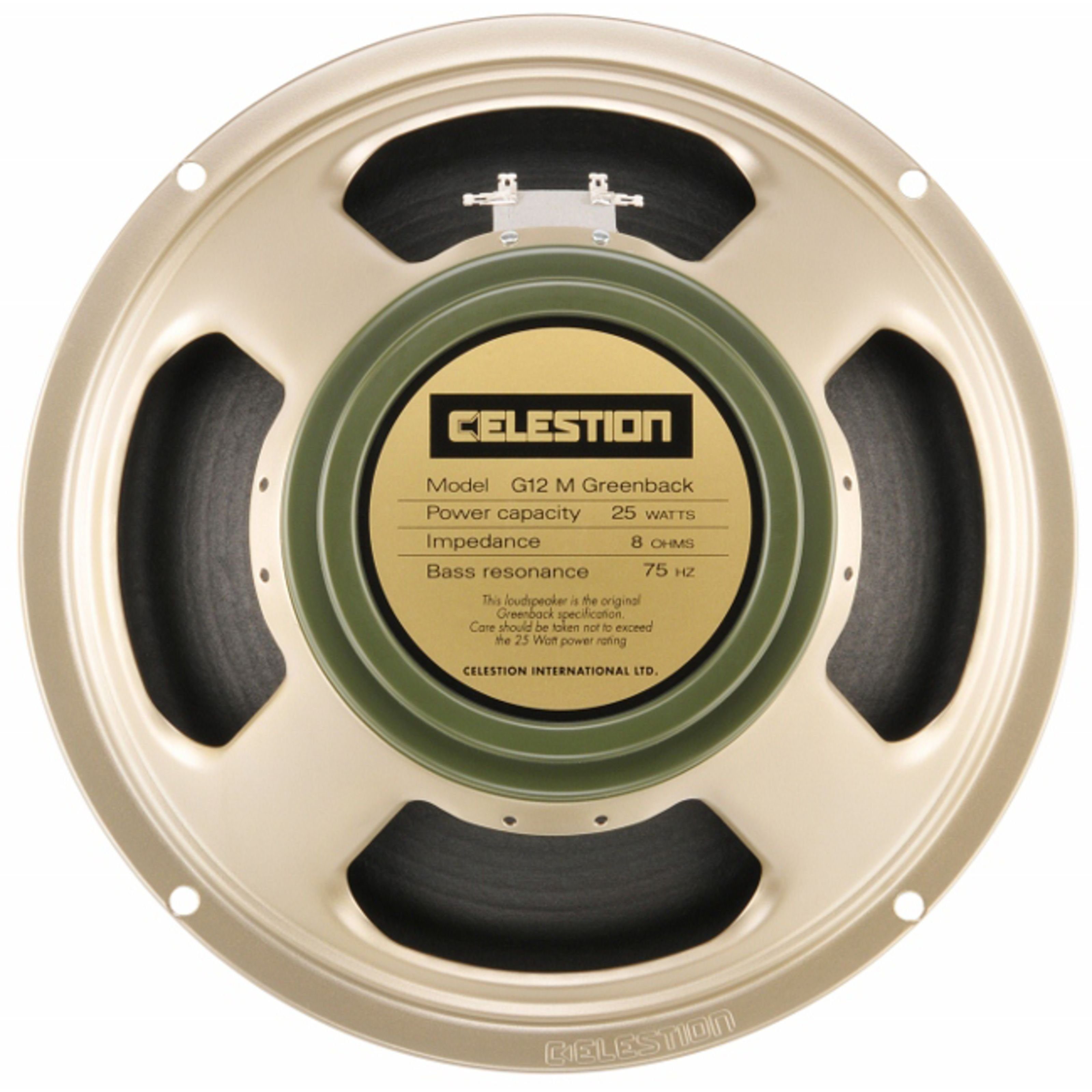 Celestion Lautsprecher (G12M Greenback 12" 8 Ohm - Gitarrenlautsprecher)