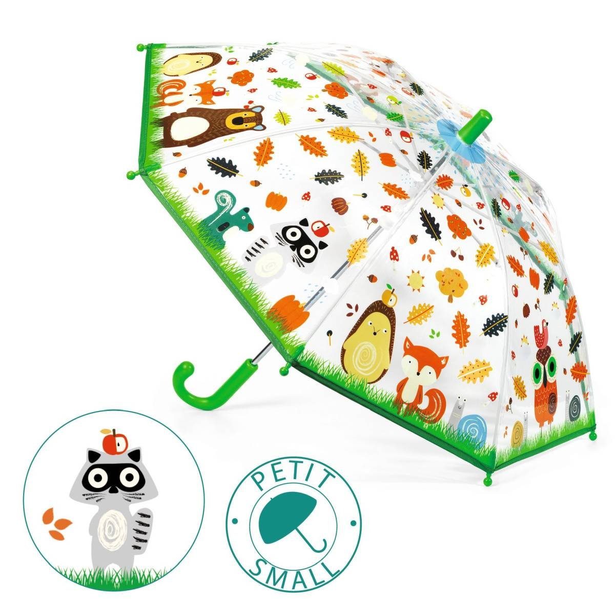 DJECO Stockregenschirm Kinderregenschirm mit Tiermotiven für Kinder ab 3 Jahren – Bild 3 von 3