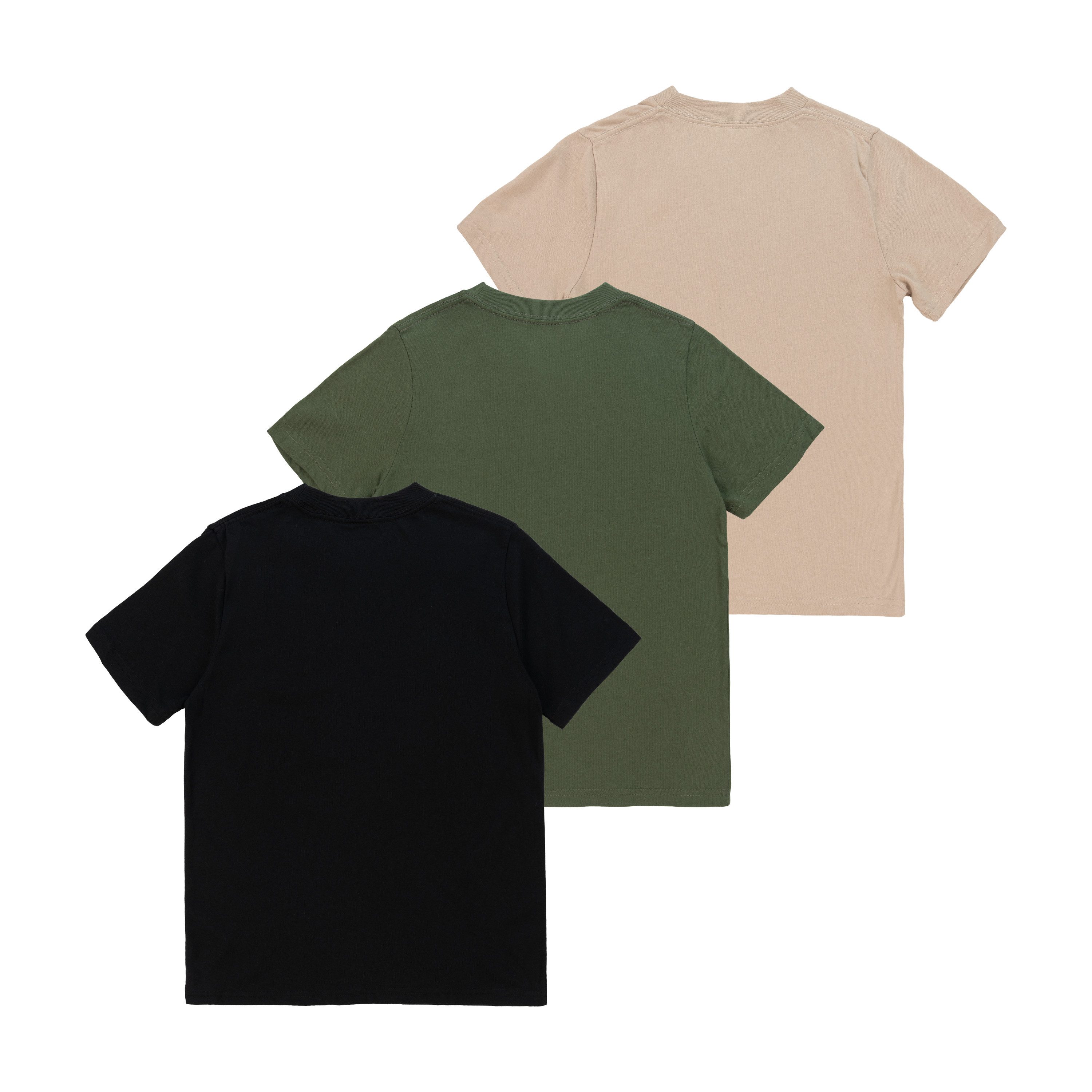 Abercrombie Kids T-Shirt (Packung, 3-tlg., 3er) Gesticktes Markenlogo