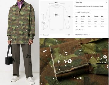 PALM ANGELS PALM ANGELS Camo Loose Shirt Paint-splatter Festival Jacke Military Ar Sneaker