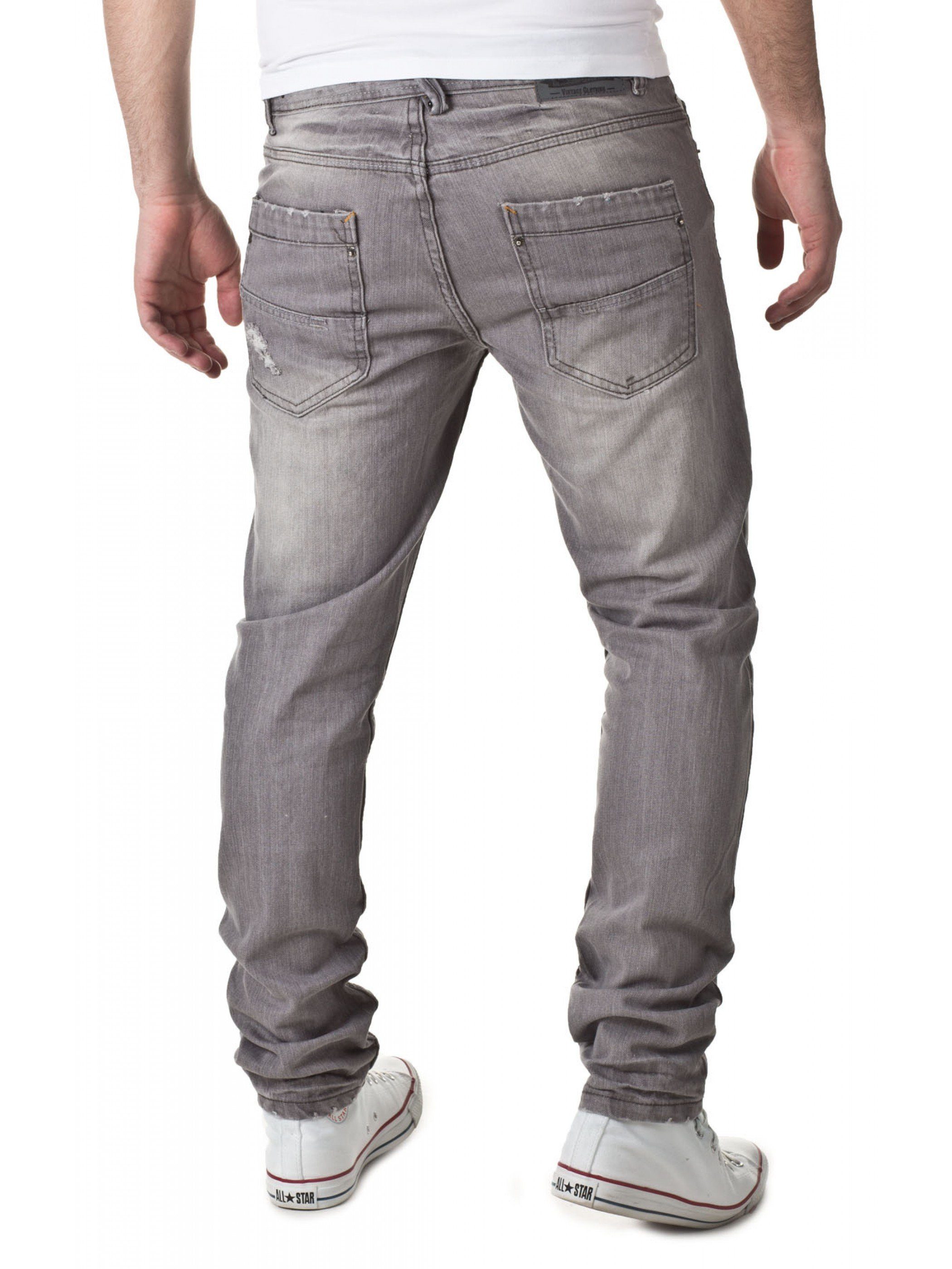 Stitch & Soul Slim-fit-Jeans Destroyed Denim günstig online kaufen