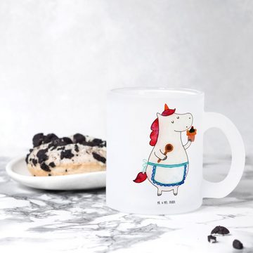 Mr. & Mrs. Panda Teeglas Einhorn Küche - Transparent - Geschenk, Teeglas, Einhörner, Teetasse, Premium Glas, Edler Aufdruck