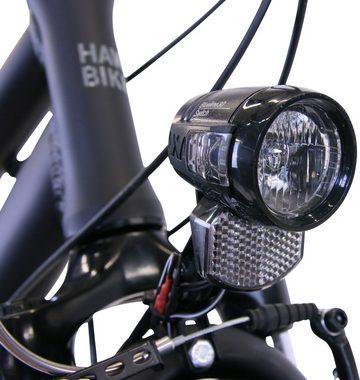 HAWK Bikes Trekkingrad HAWK Trekking Lady Premium Plus Black, 24 Gang microSHIFT