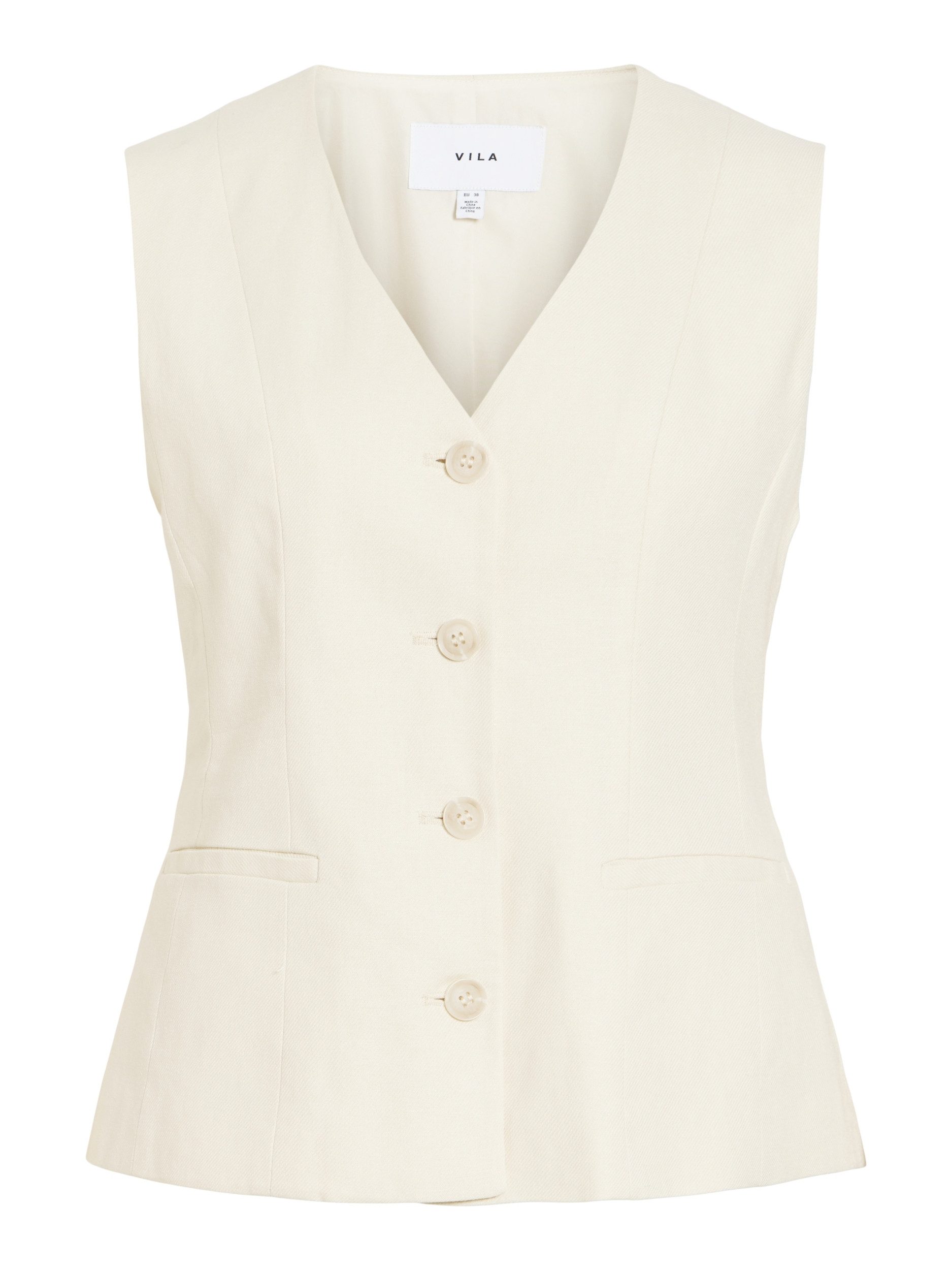 Vila Steppweste VIPOCKEY S/S TAILORED VEST