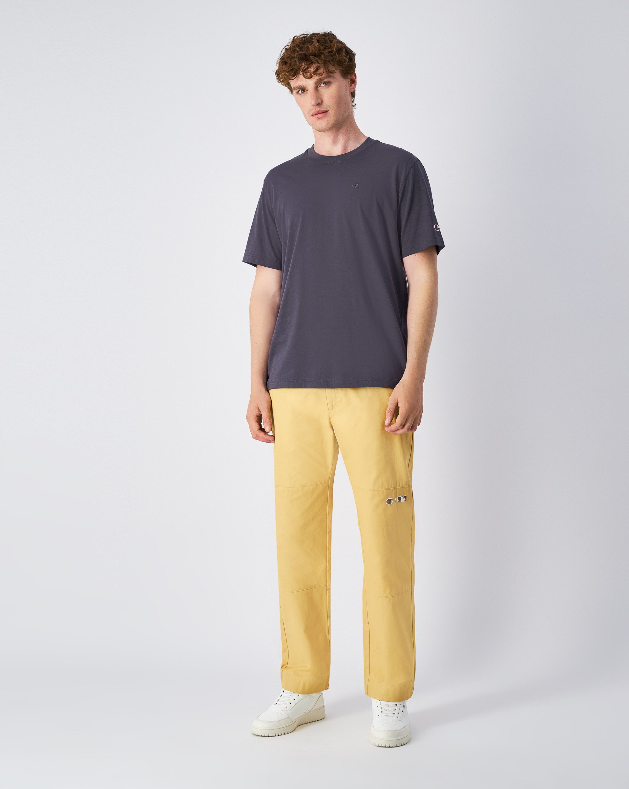 Champion T-Shirt ICONS TONAL T-Shirt sportlicher Stil, aus Baumwolle, Kurzarm, komfortabler Sitz